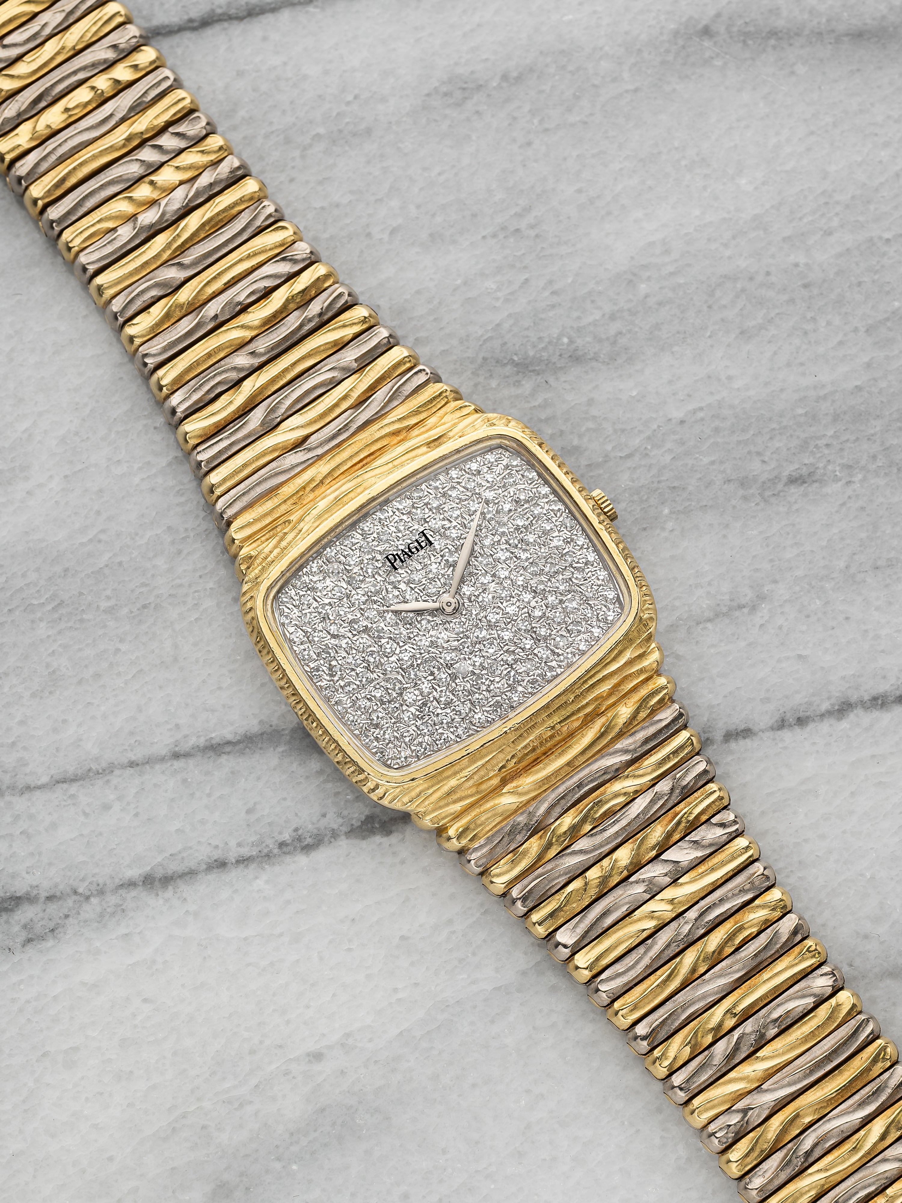Piaget 9752 - Two Tone Pave Dial