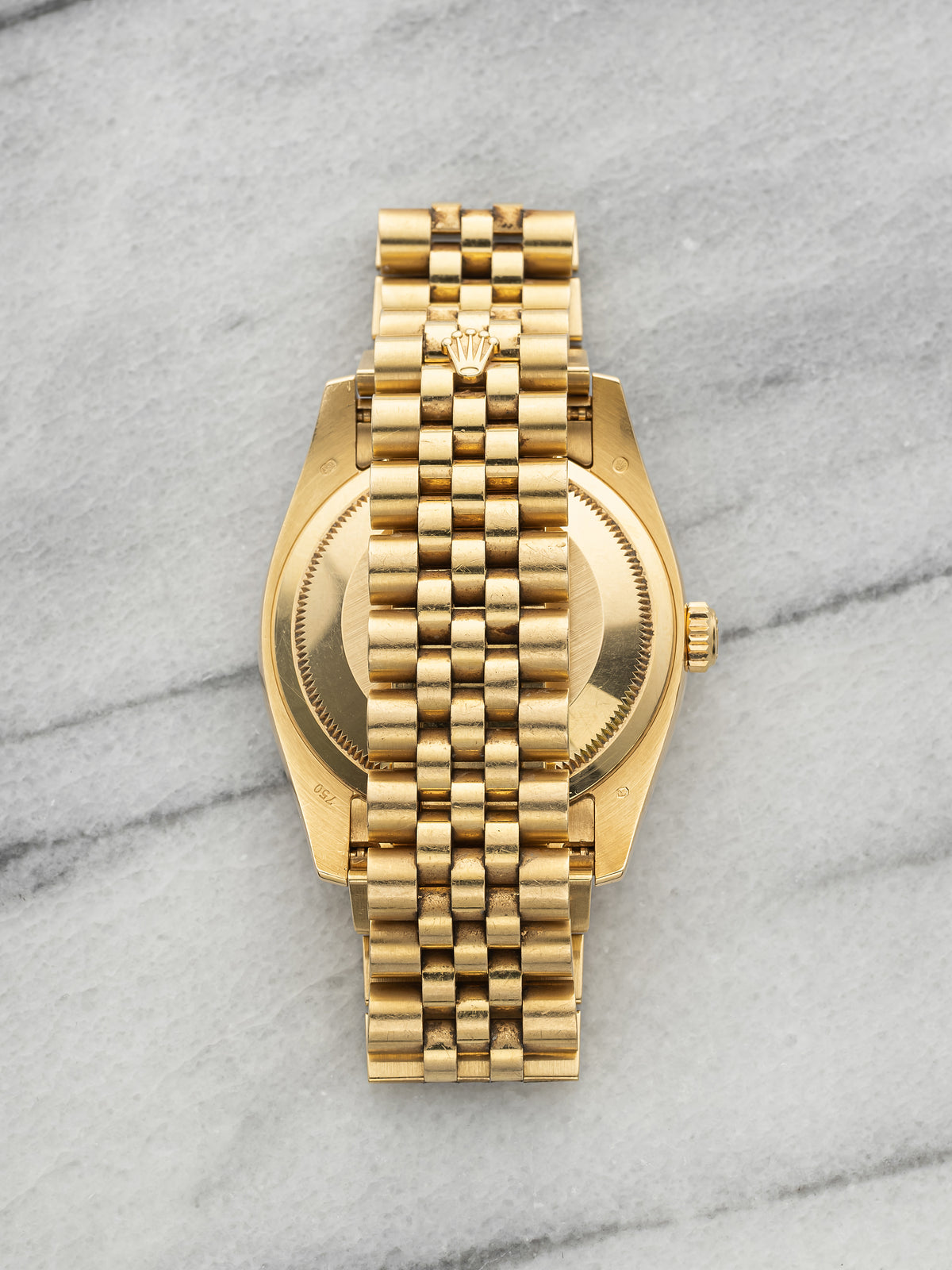 2005 Rolex Datejust 116208 18K Yellow Gold Black Onyx Diamond Dial Auto 36mm