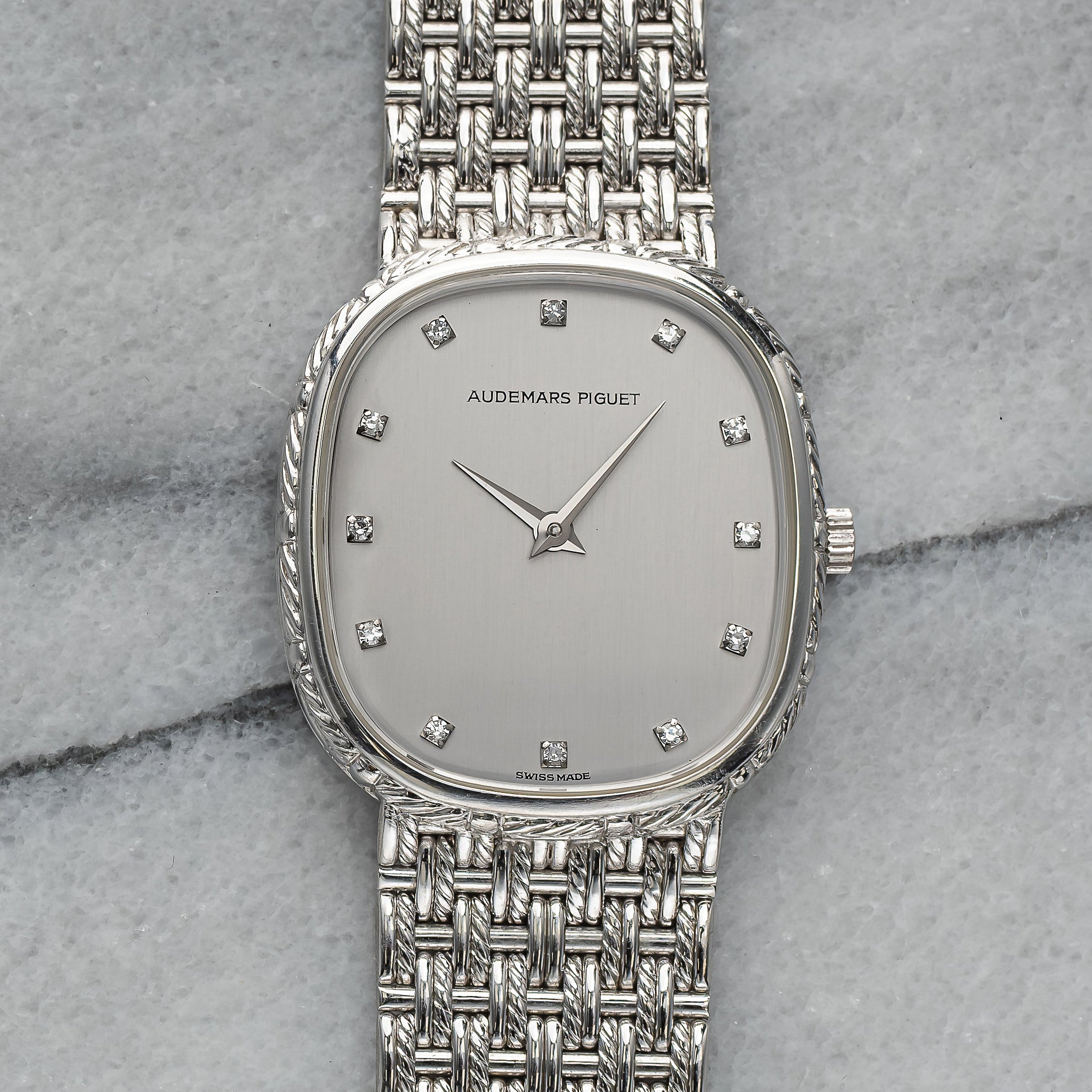 Audemars Piguet – Silver Diamond Dial