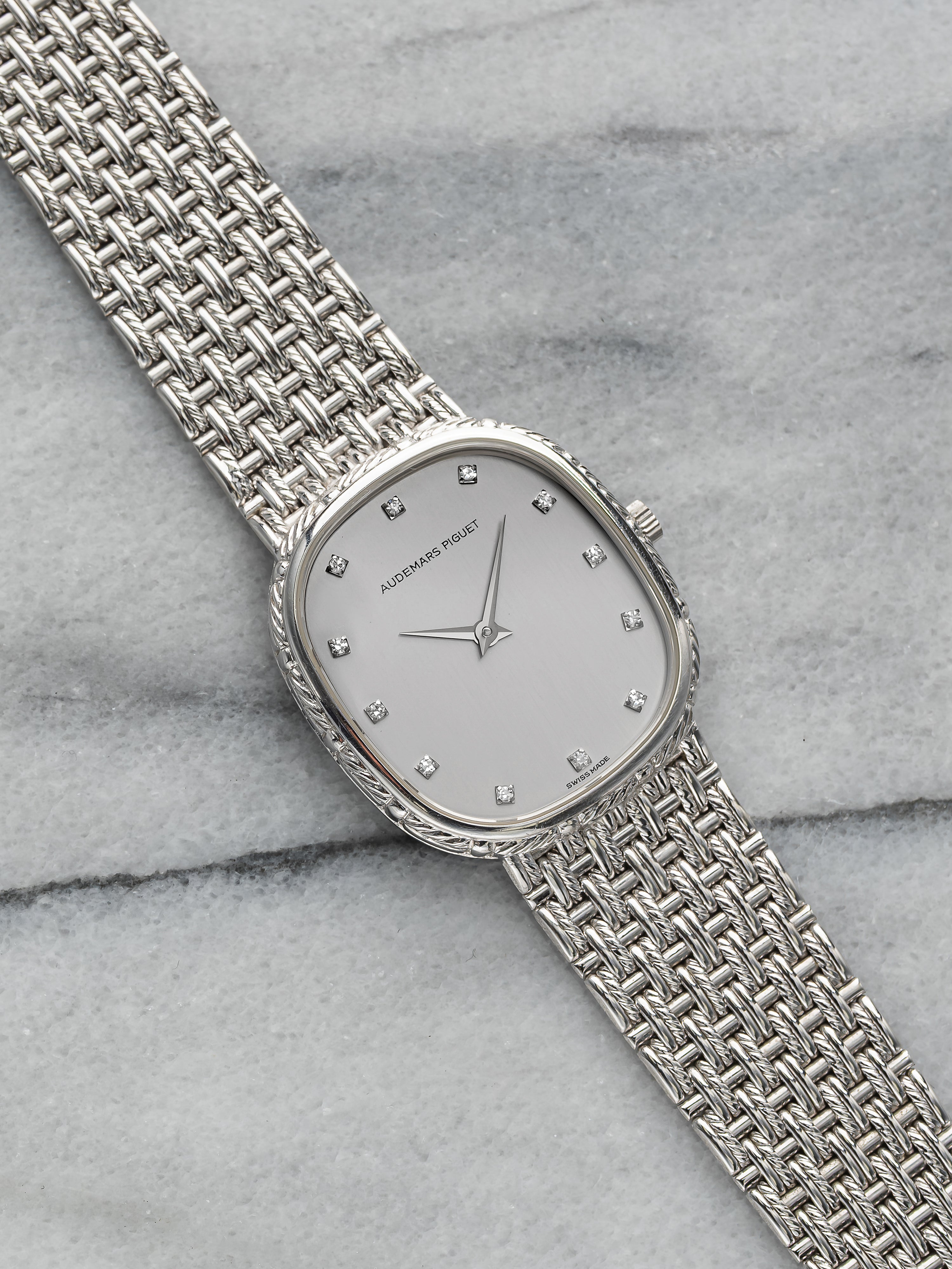 Audemars Piguet – Silver Diamond Dial