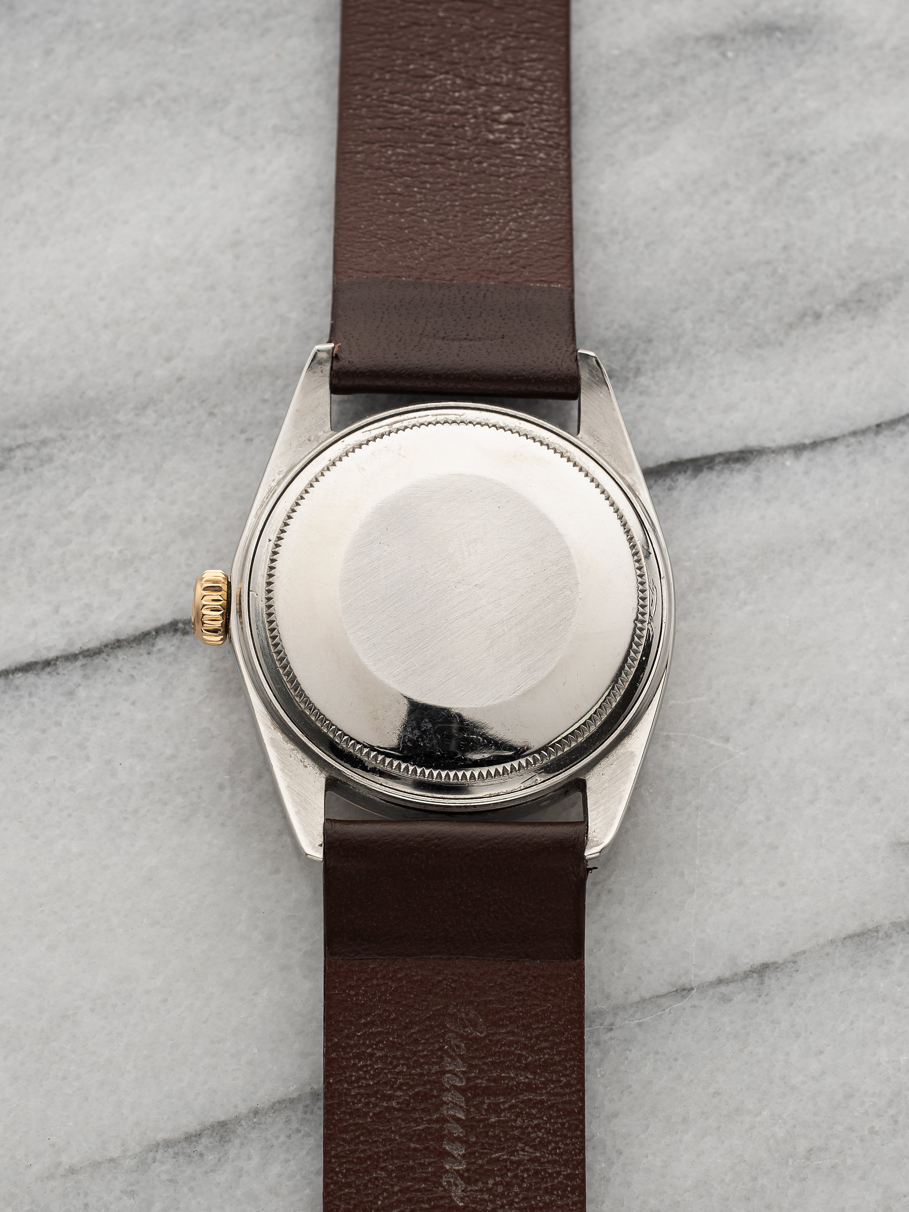 1970 Rolex Datejust 1601 Rose Gold - Silver Linen Dial
