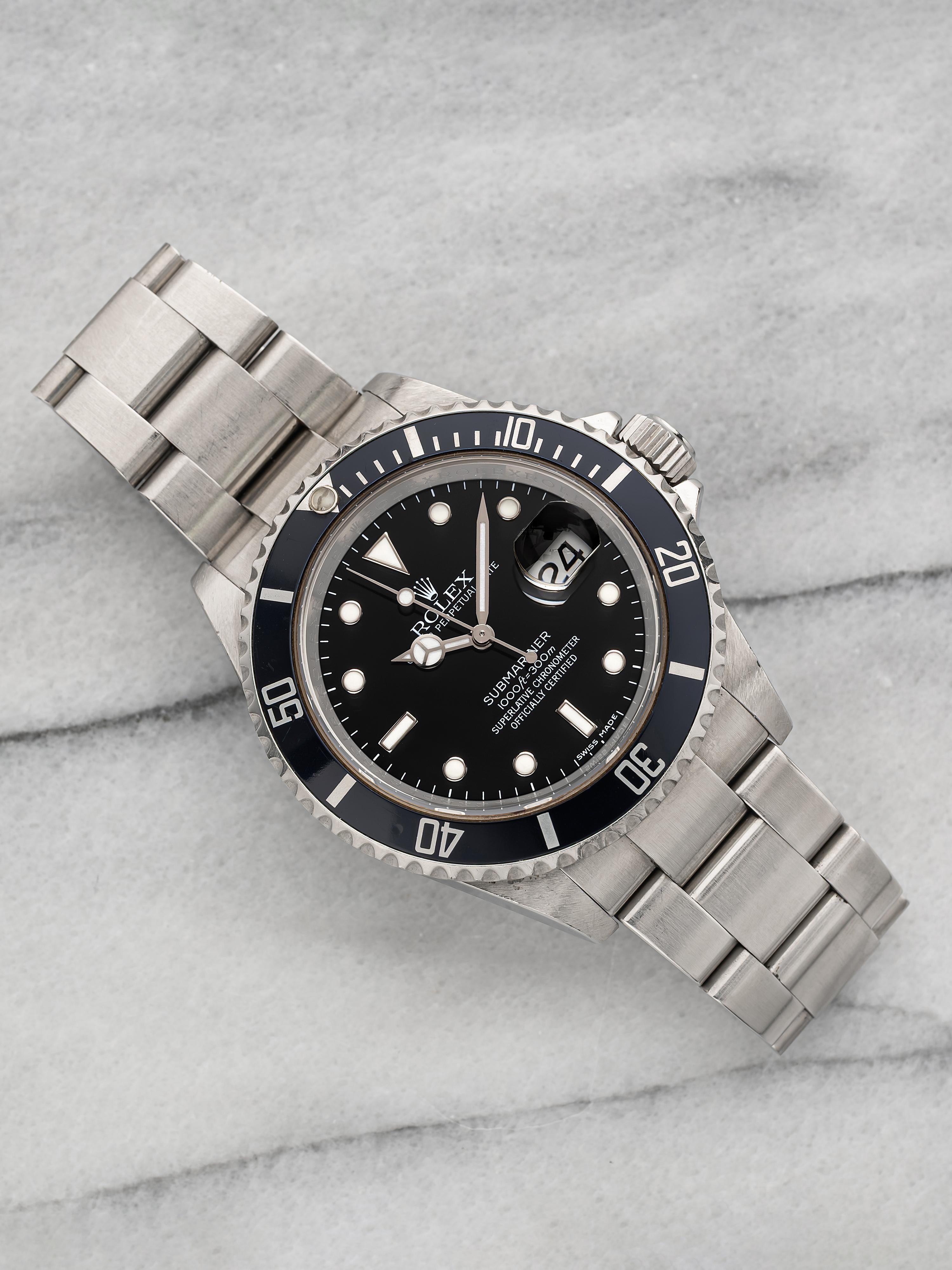 2008 Rolex Submariner 16610 Stainless Steel Black Dial Automatic 40mm