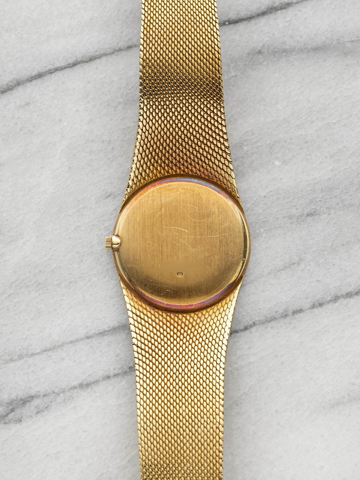 Vintage 1970s Vacheron Constantin 6352 18K Yellow Gold Linen Dial Manual 33mm