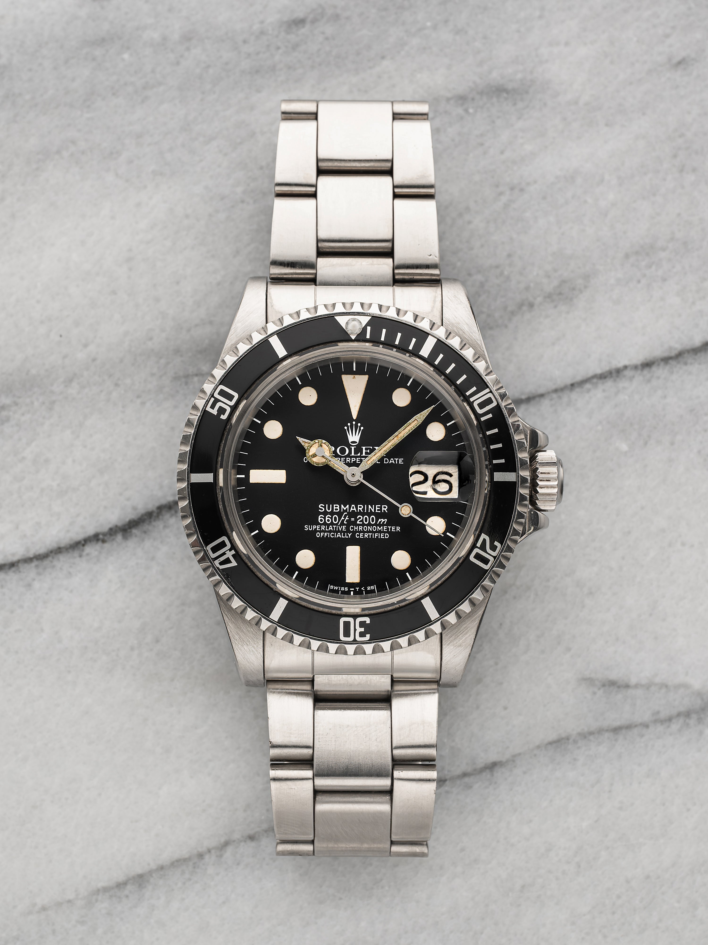 1979 Rolex Submariner Date 1680 Stainless Steel Black Dial Automatic 40mm