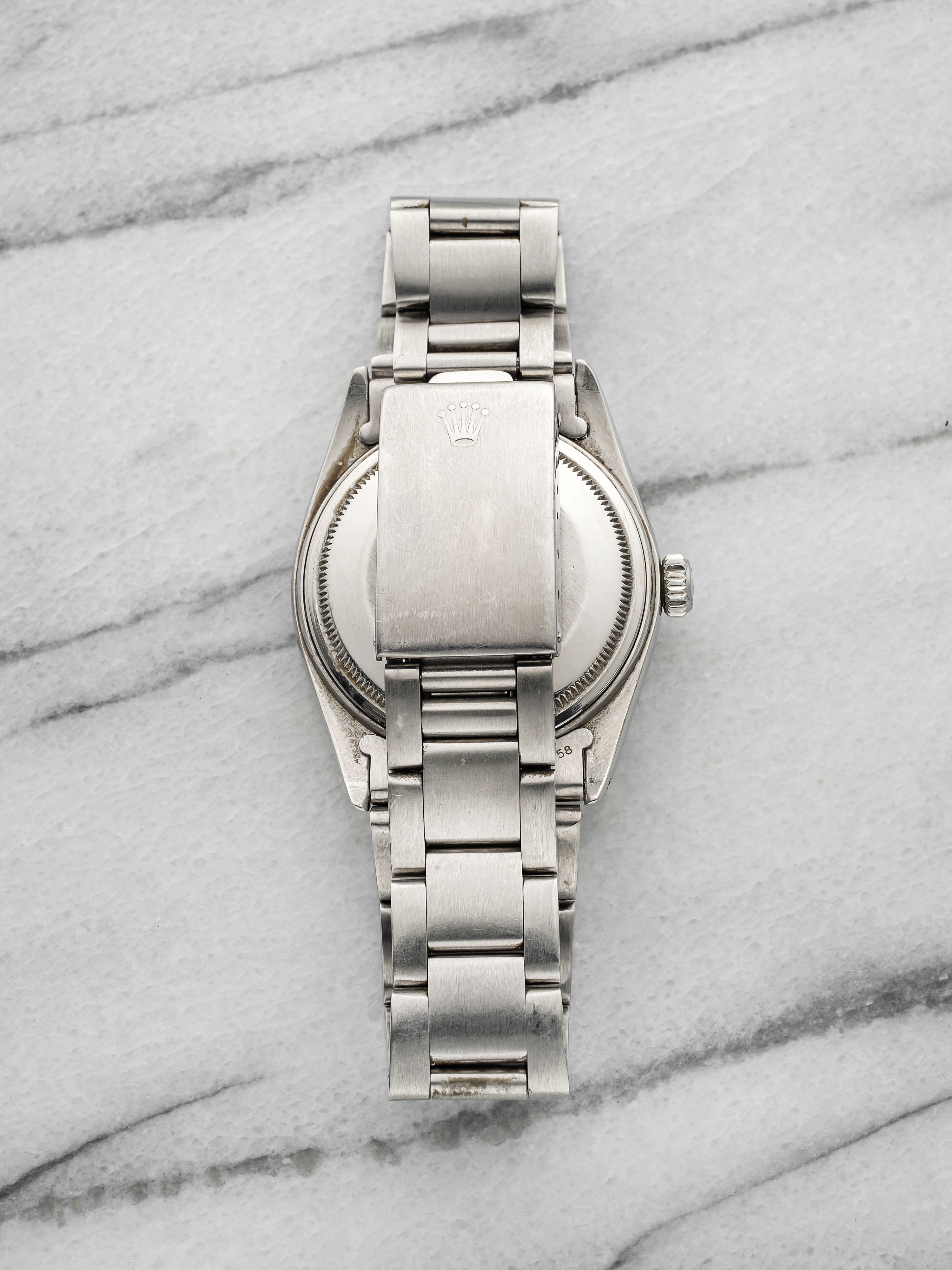 Vintage 1979 Rolex Datejust 16030 Stainless Steel Grey Buckley Dial Auto 36mm