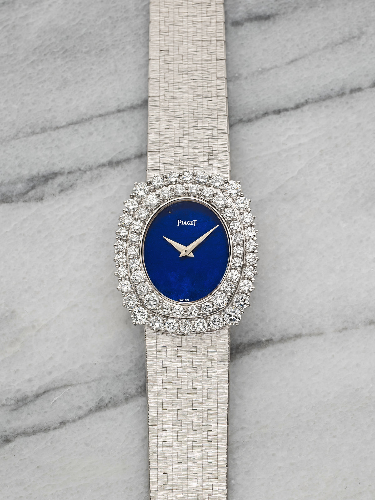 Piaget 14720BC – White Gold Integrated Lapis Lazuli Dial