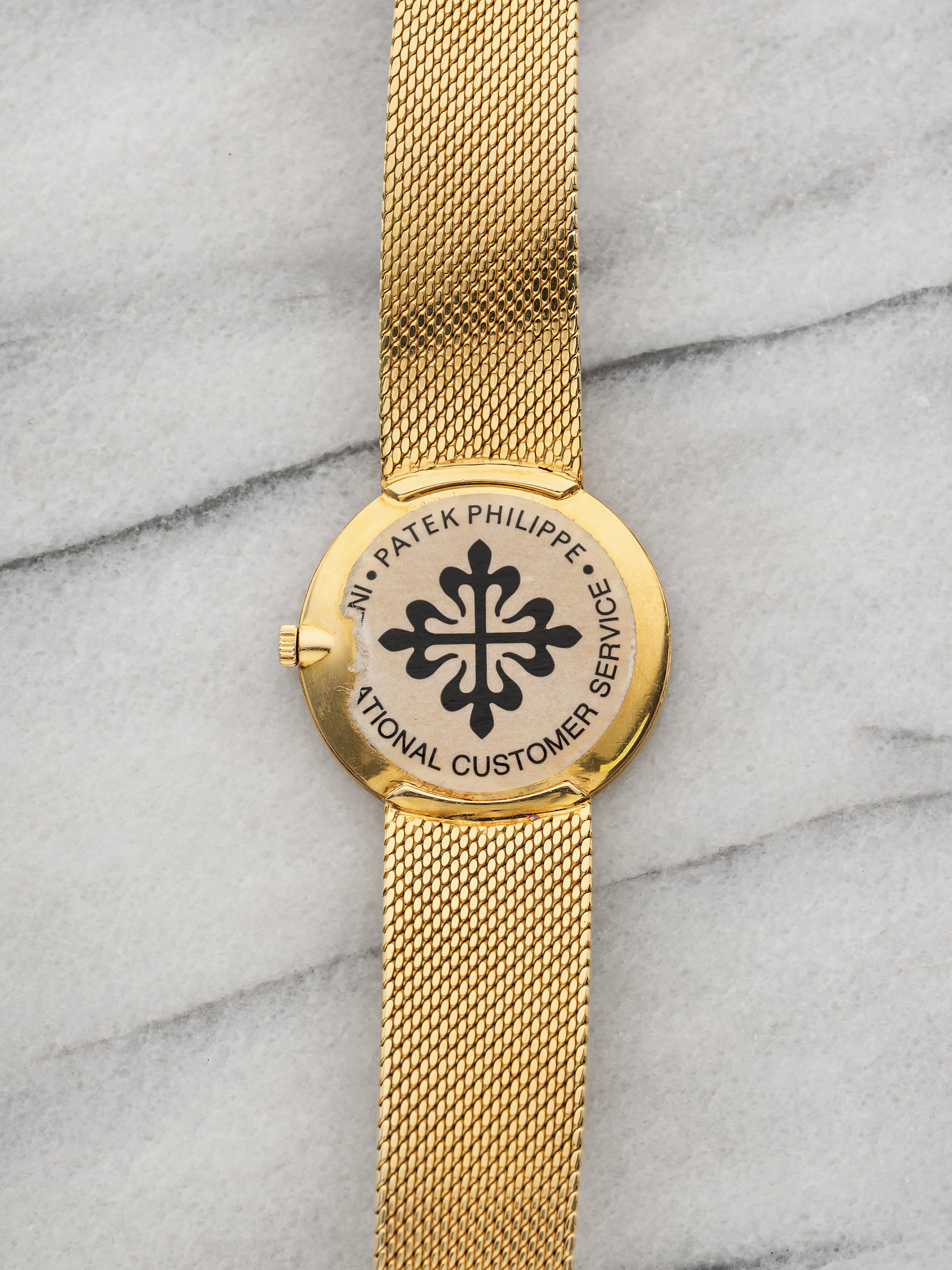 Patek Philippe Calatrava 3468-5 18K Yellow Gold Champagne Sunburst Dial Manual