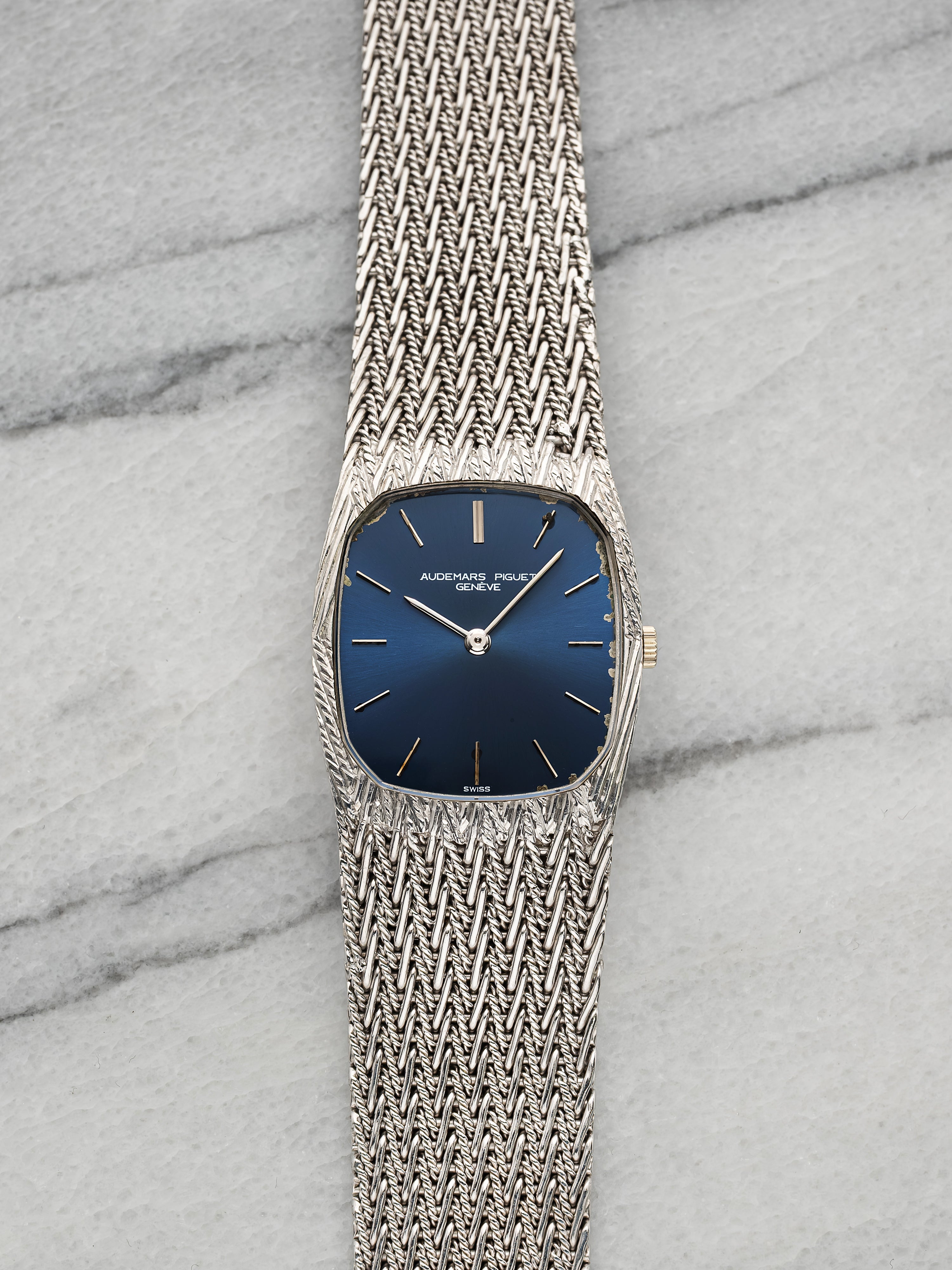 Audemars Piguet Cobra – White Gold, Blue Sunburst Dial