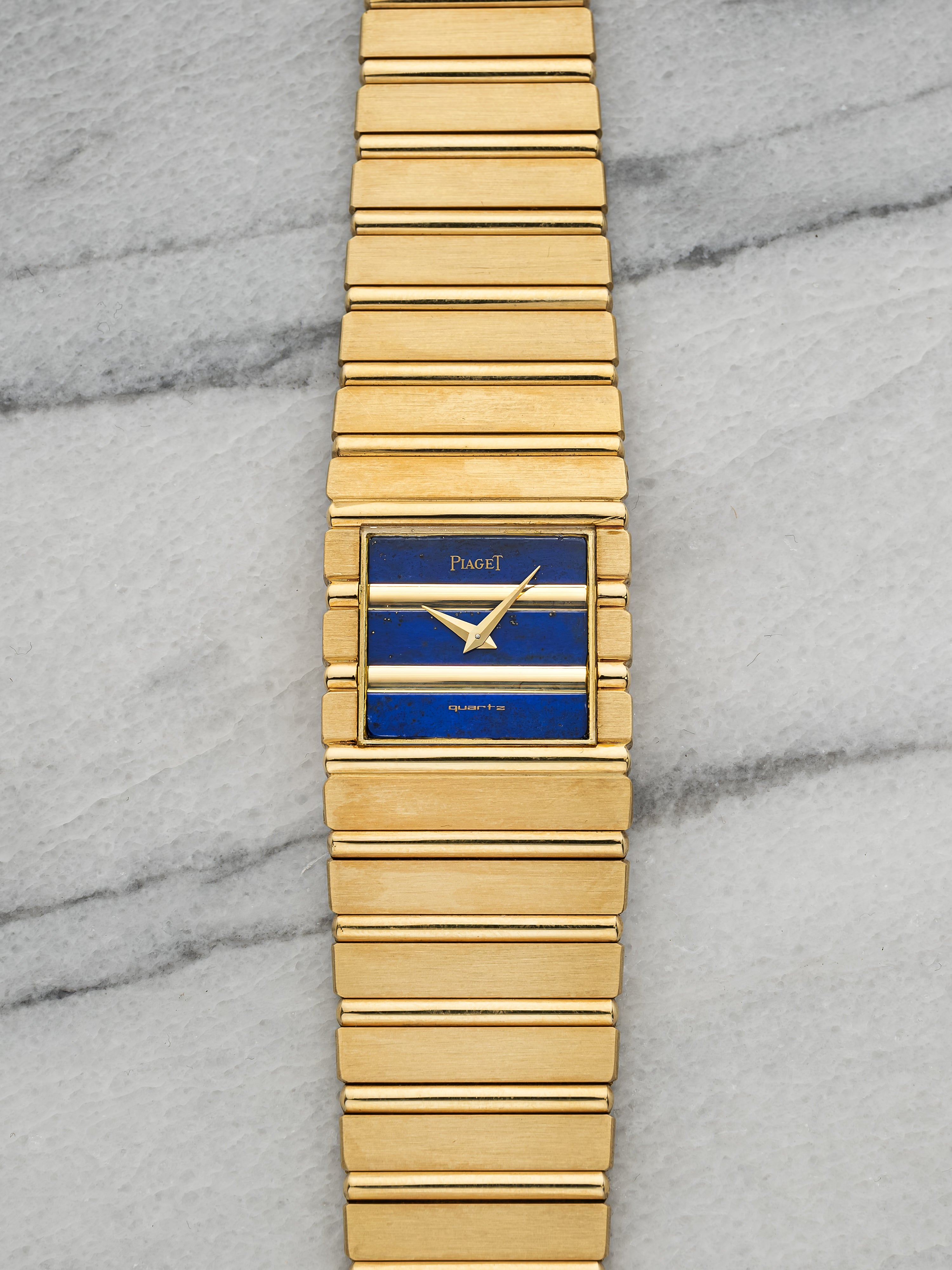 Piaget Polo 7131C701 – Yellow Gold Lapis Lazuli & Gold Dial