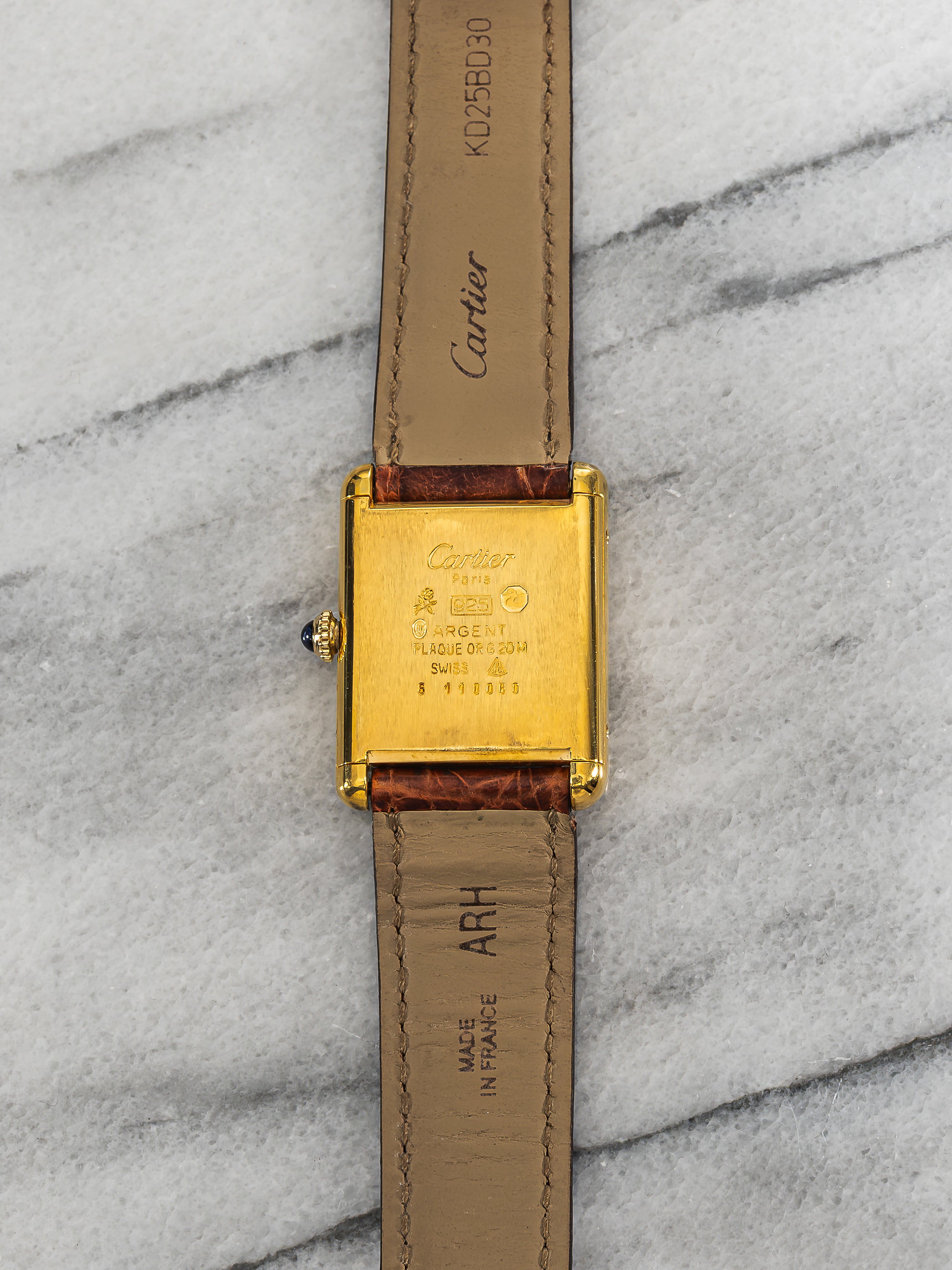 Cartier Tank – Lemon Dial