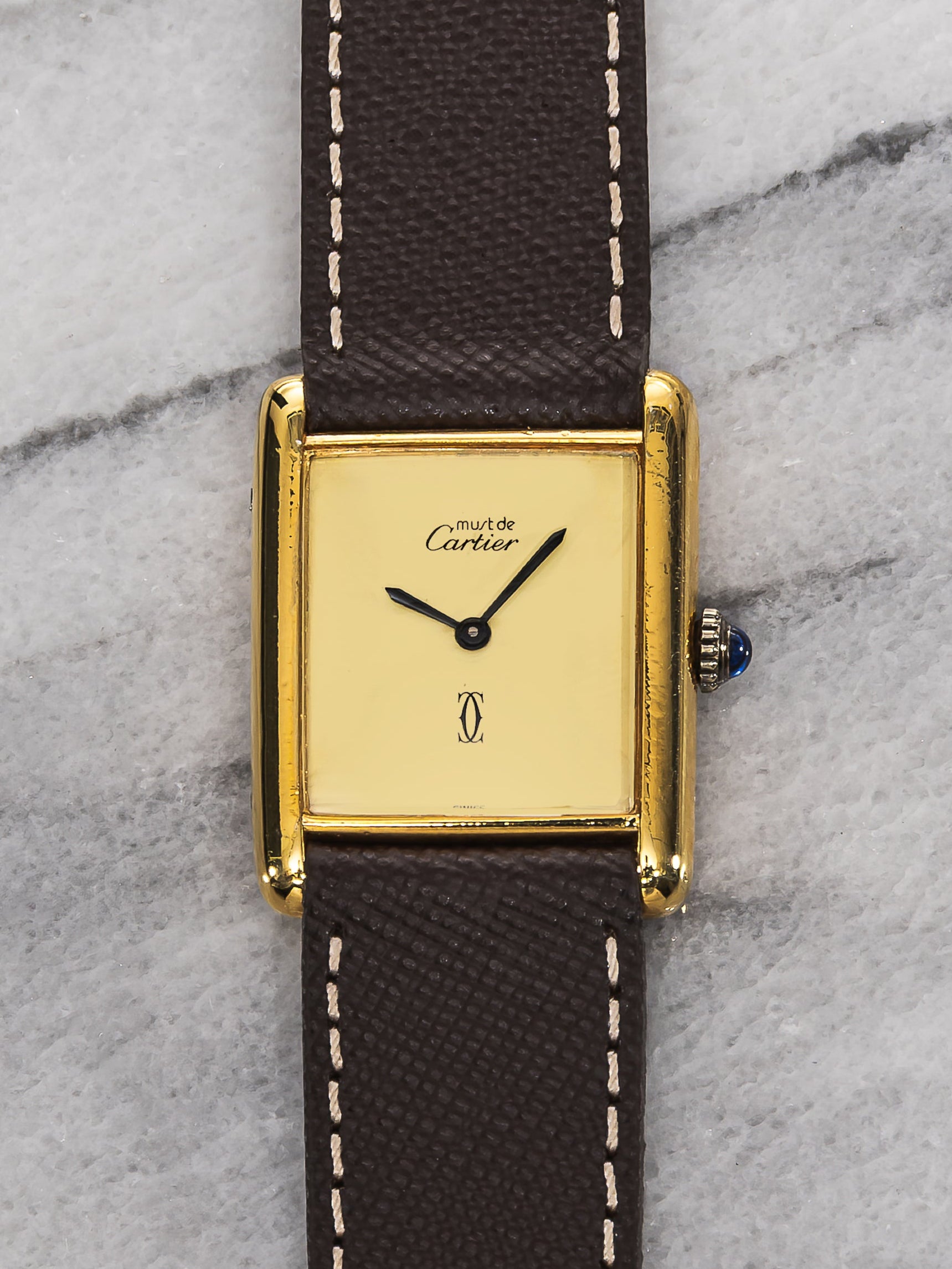 Cartier Tank – Lemon Dial