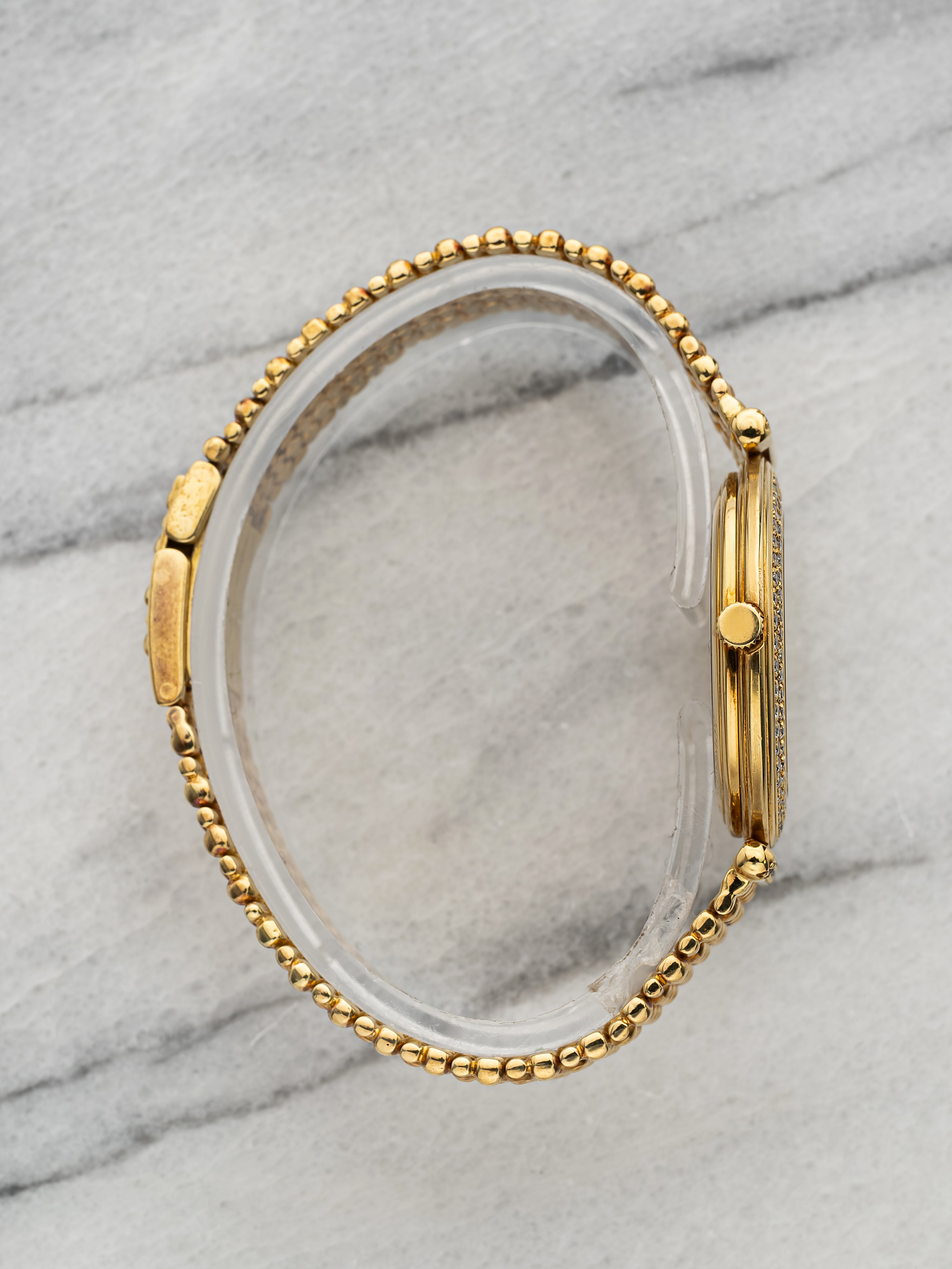 Audemars Piguet Ladies Nature Scene Skeleton – 18K YG Nature Scene Diamond Bezel