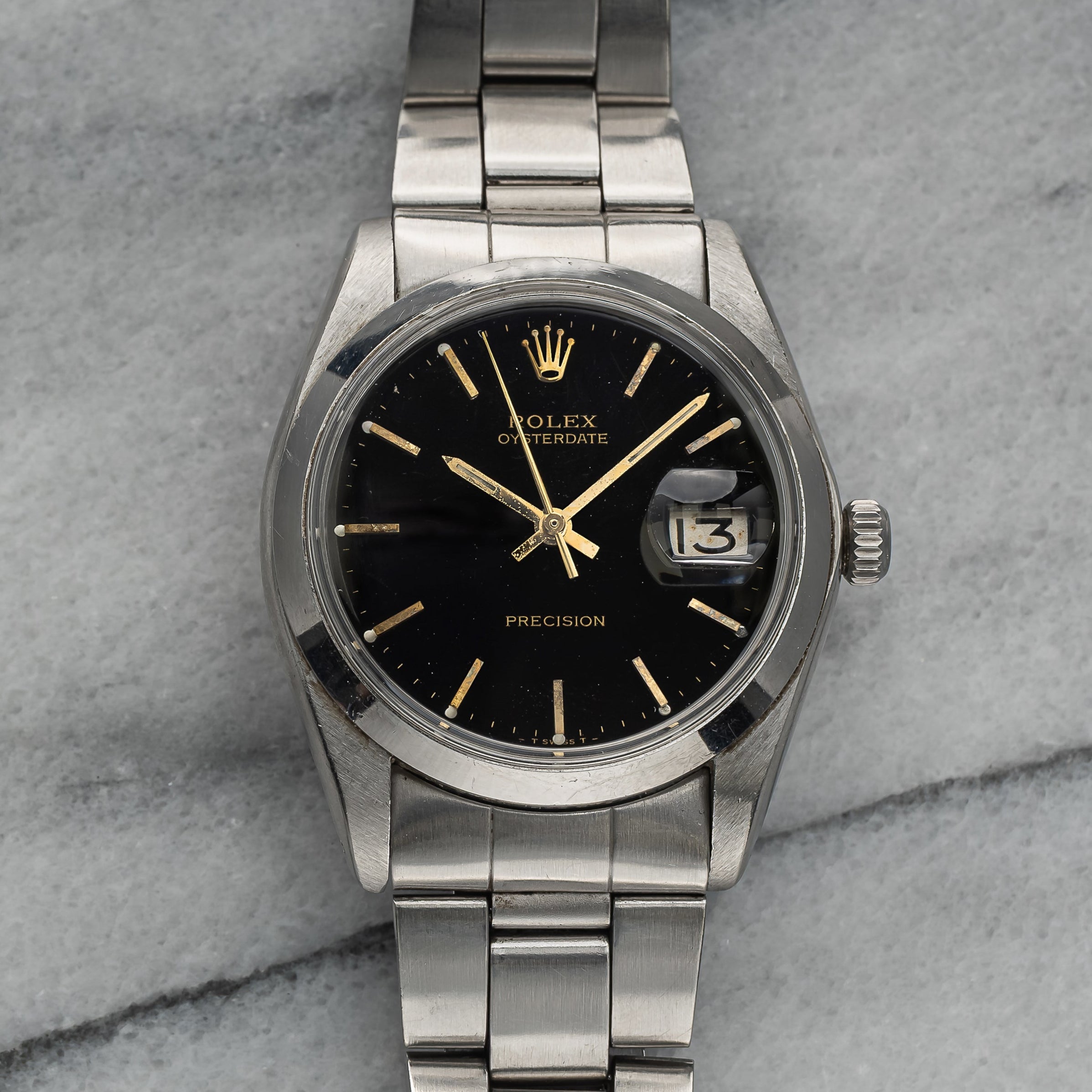 Rolex Oysterdate Precision 6694 – Black Dial