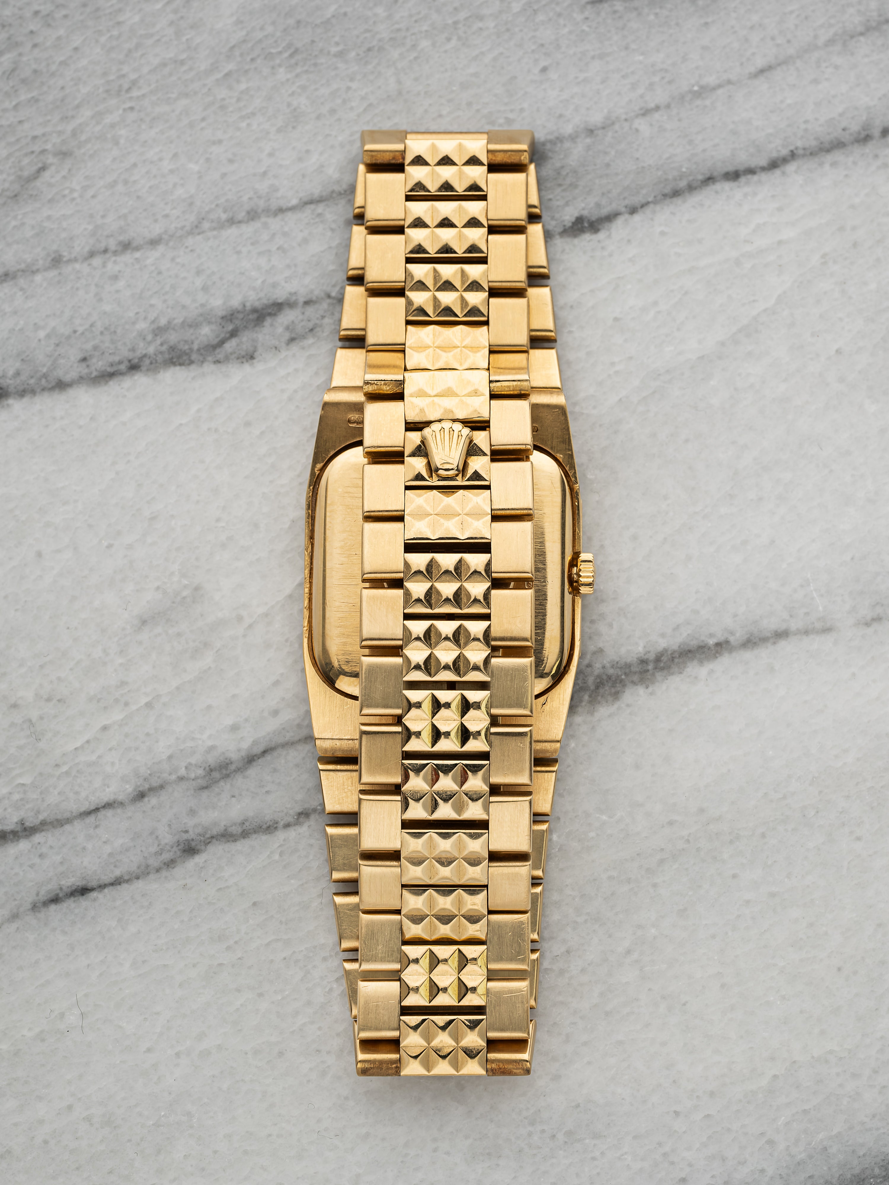 1981 Rolex Cellini 5150/8 – Yellow Gold Pyramid Dial