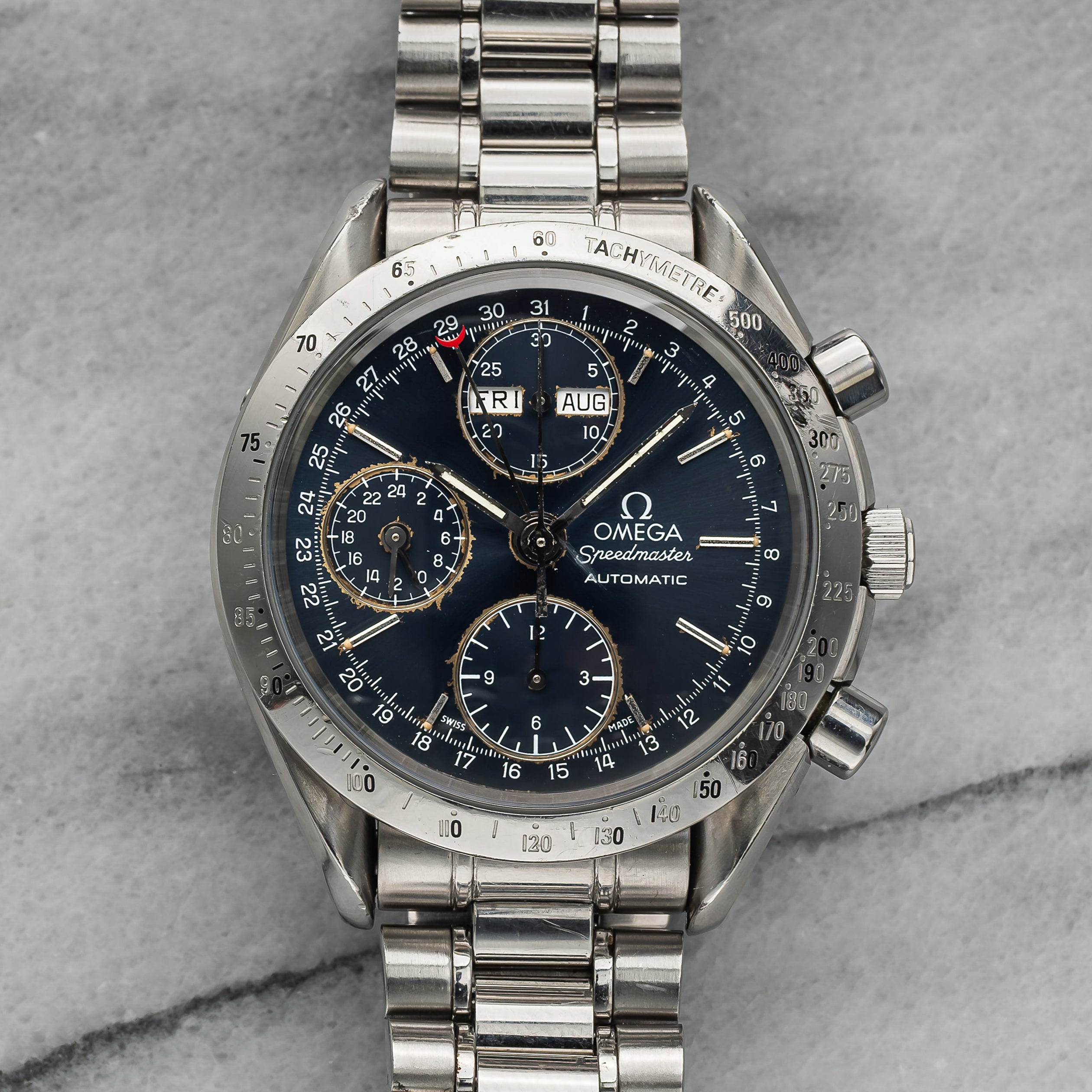 Omega Speedmaster Triple Calender - Blue Dial
