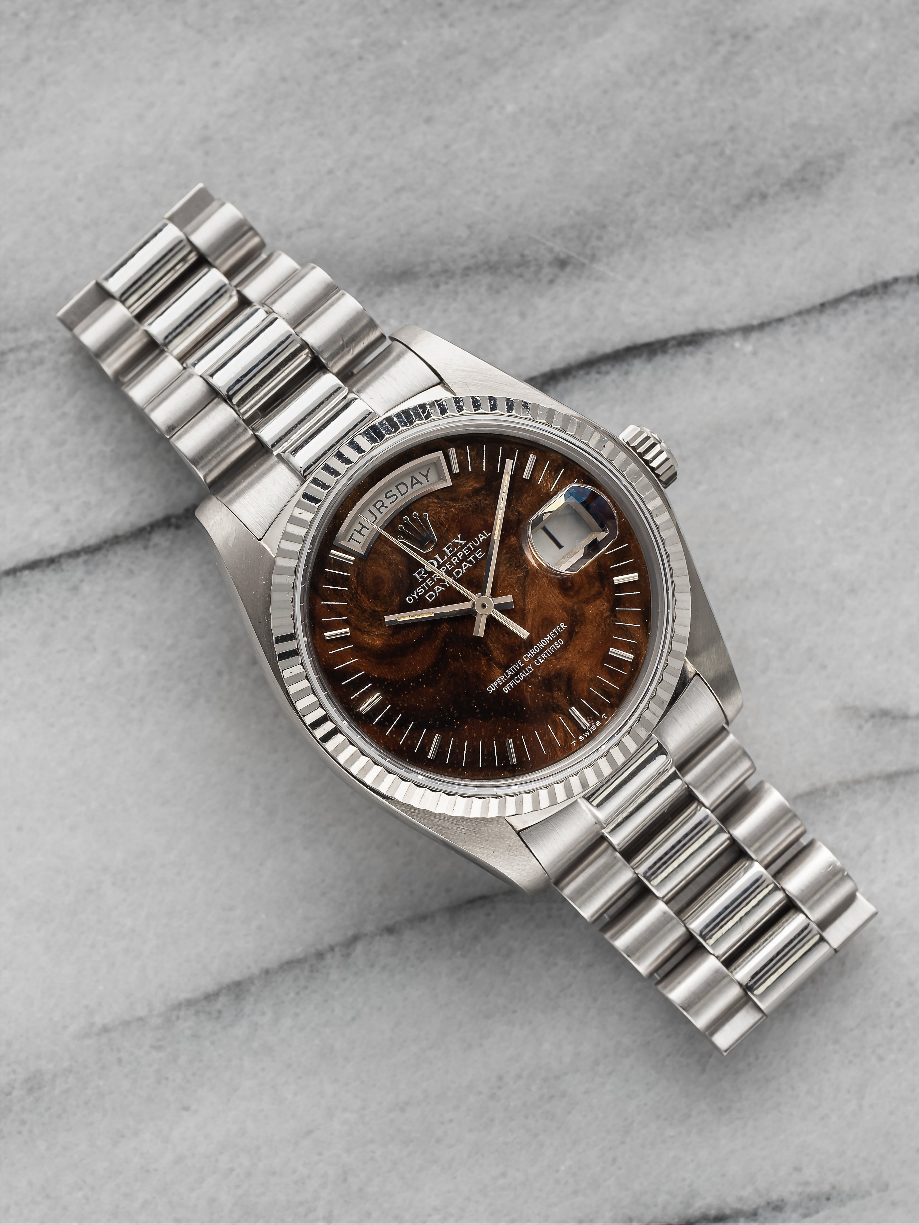 Rolex Day-Date 18039 – Wood Dial