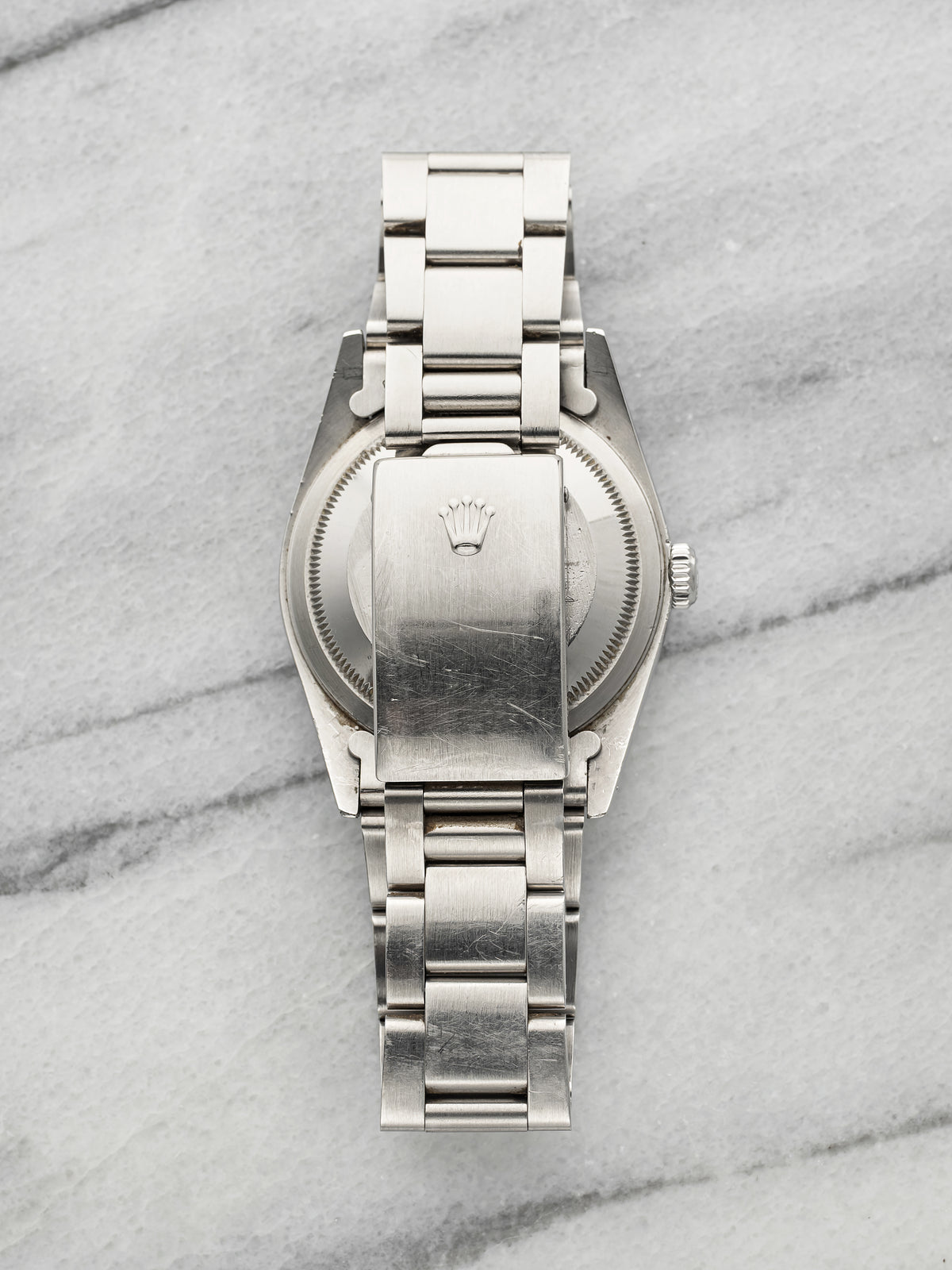 Vintage 1989 Rolex Datejust 16220 Stainless Steel Grey Sunburst Dial Auto 36mm