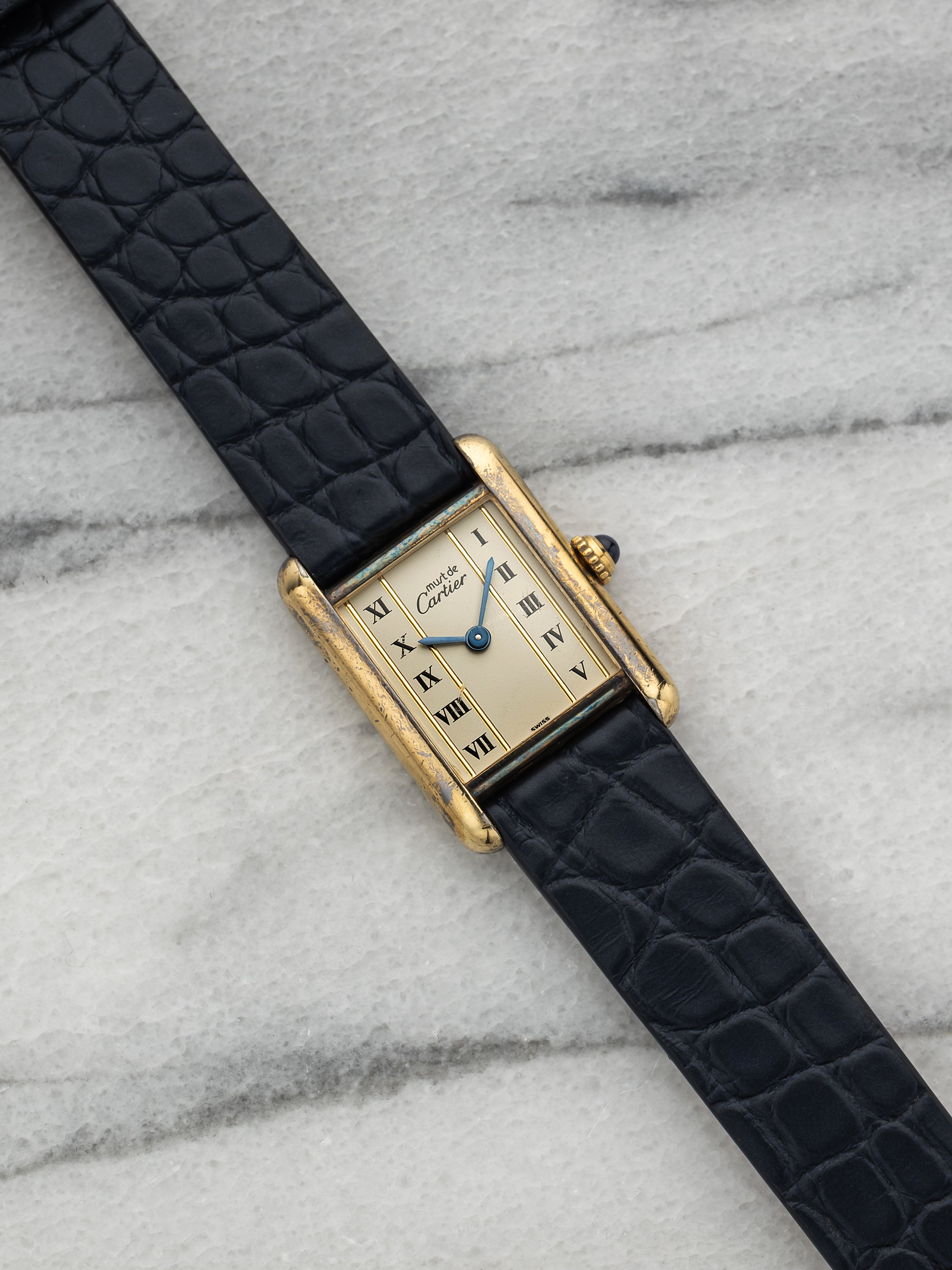 Cartier Tank 5057001 – Vermeil Line Roman Dial