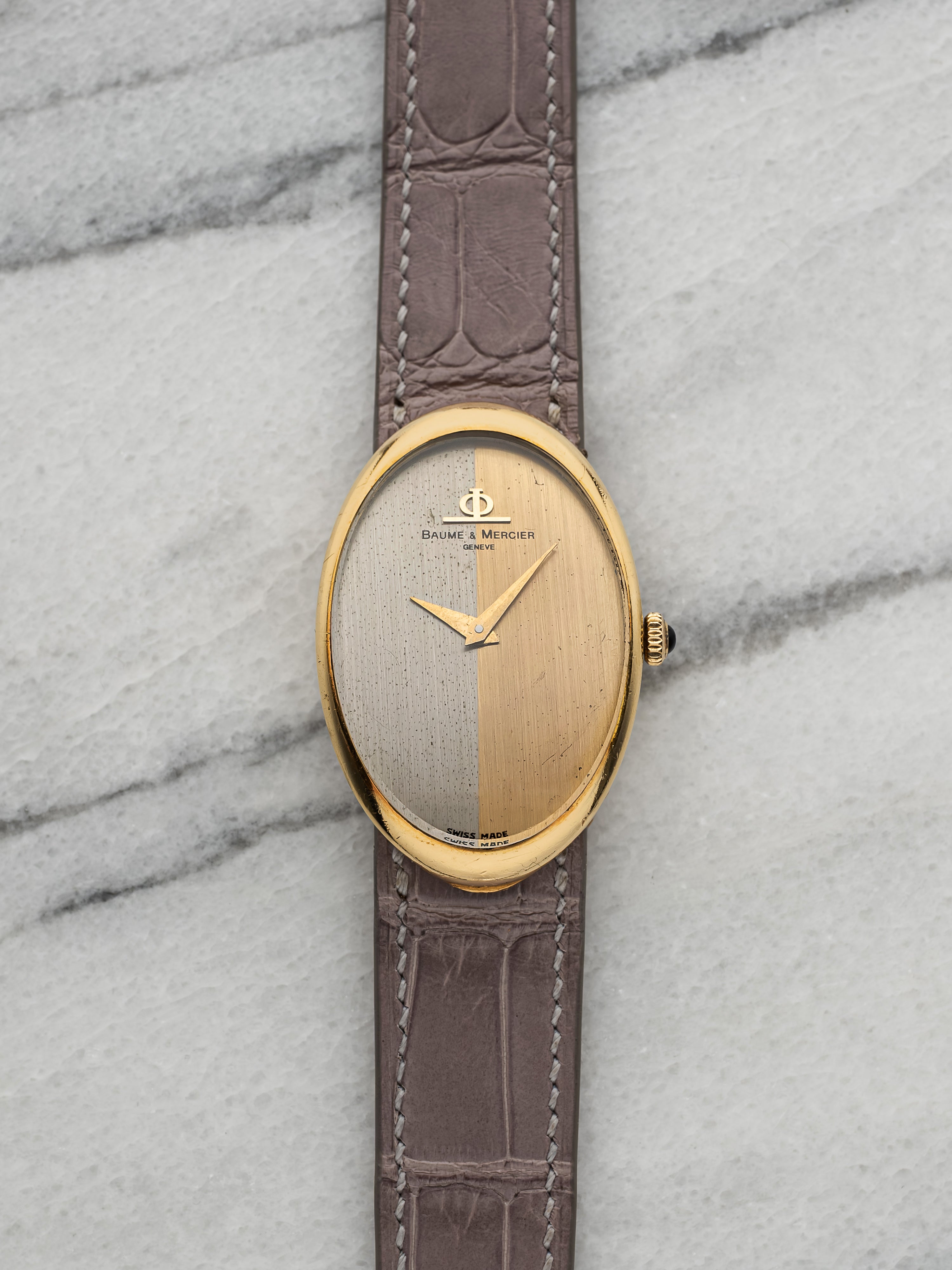 Baume & Mercier 37055 – Yellow Gold Two-Tone Dial