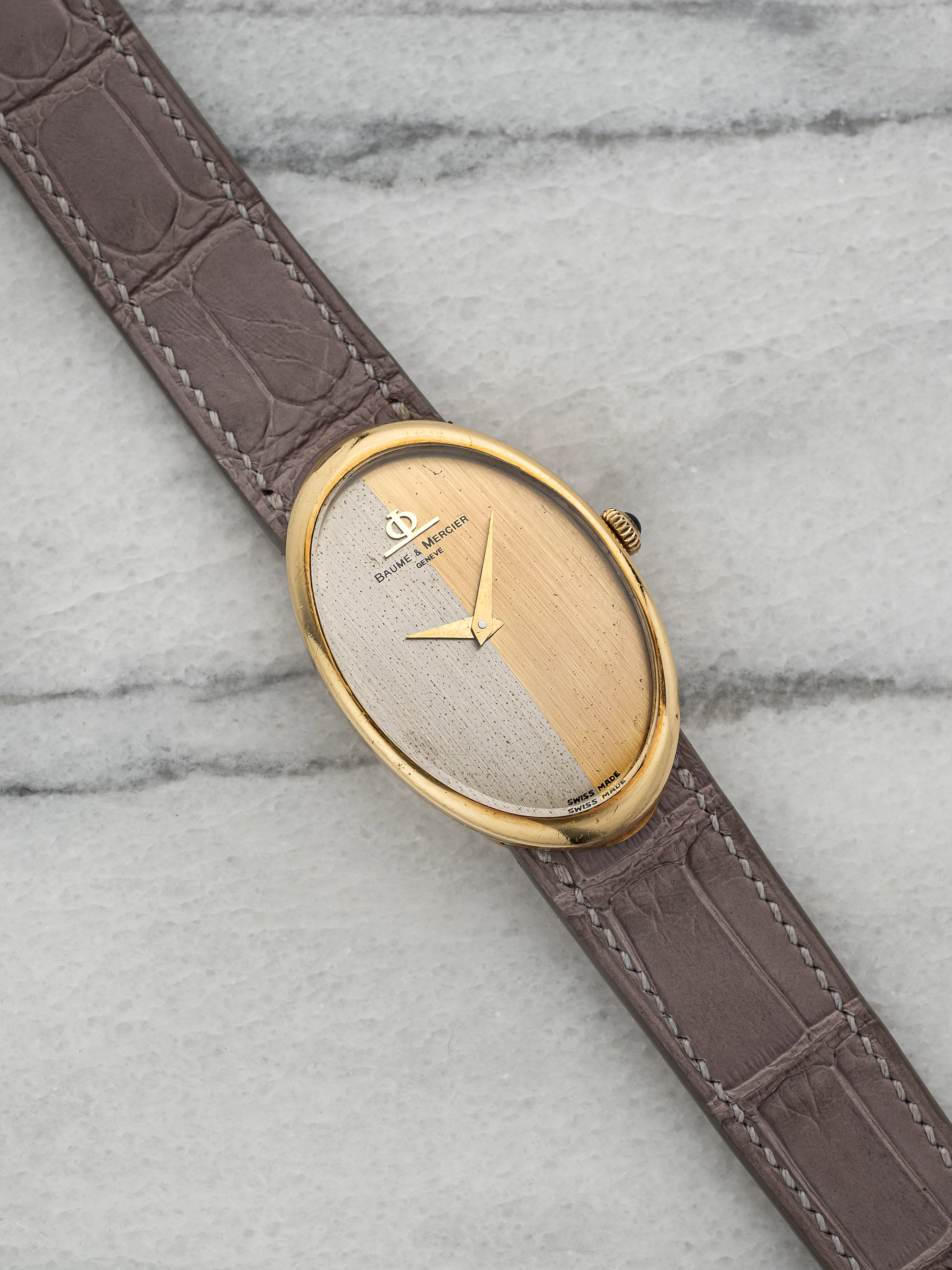 Baume & Mercier 37055 – Yellow Gold Two-Tone Dial