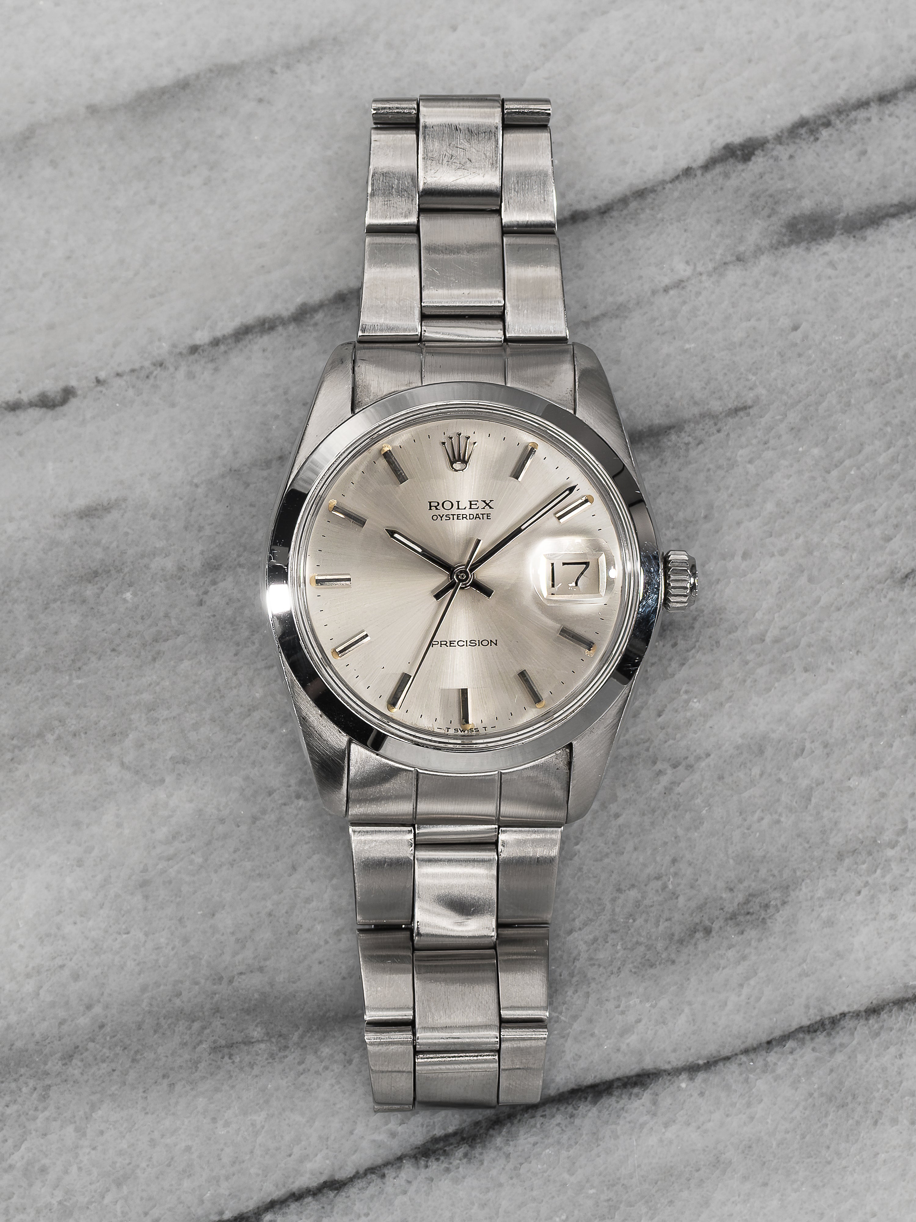Rolex Oysterdate Precision 6694 – Silver Dial