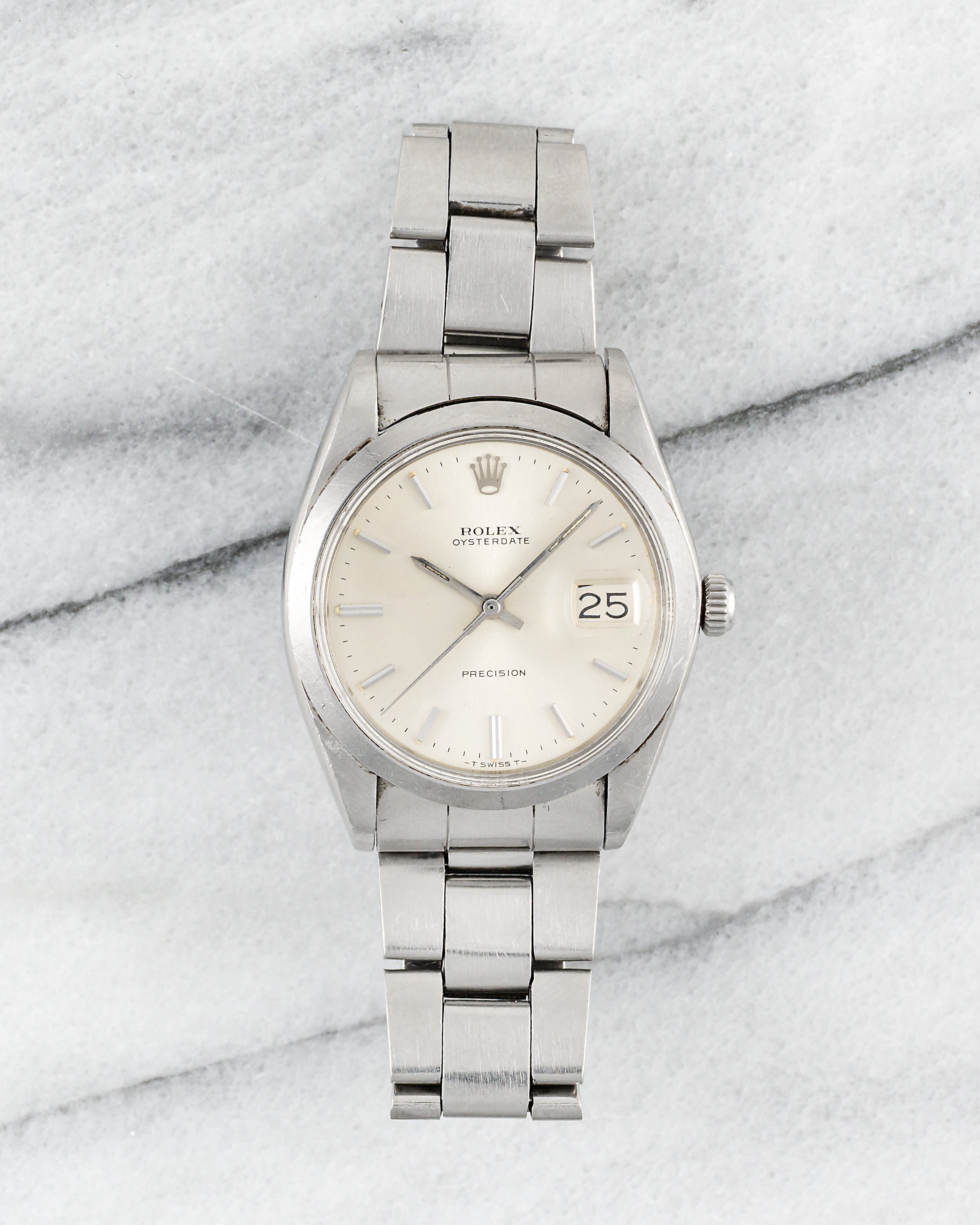 Rolex Oysterdate 6694 - Silver Dial