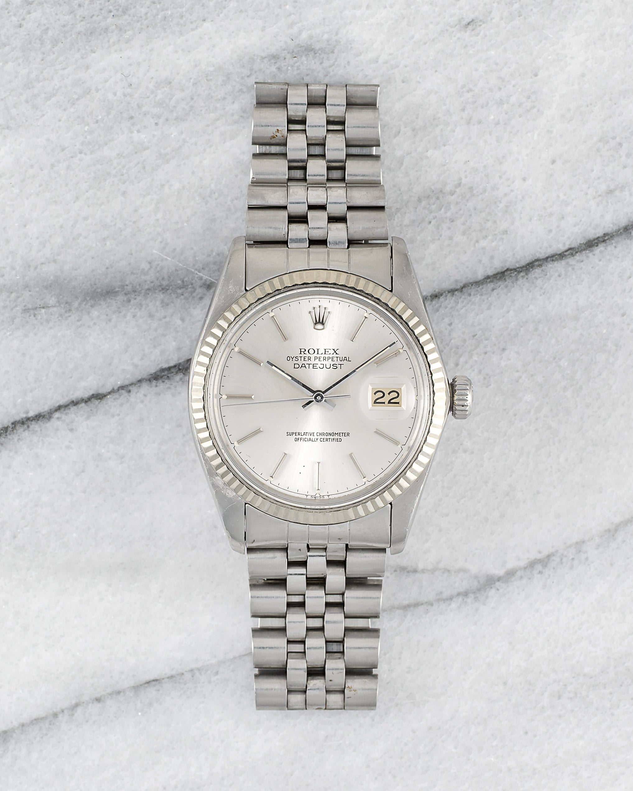 Rolex Datejust 16014 - Silver Dial