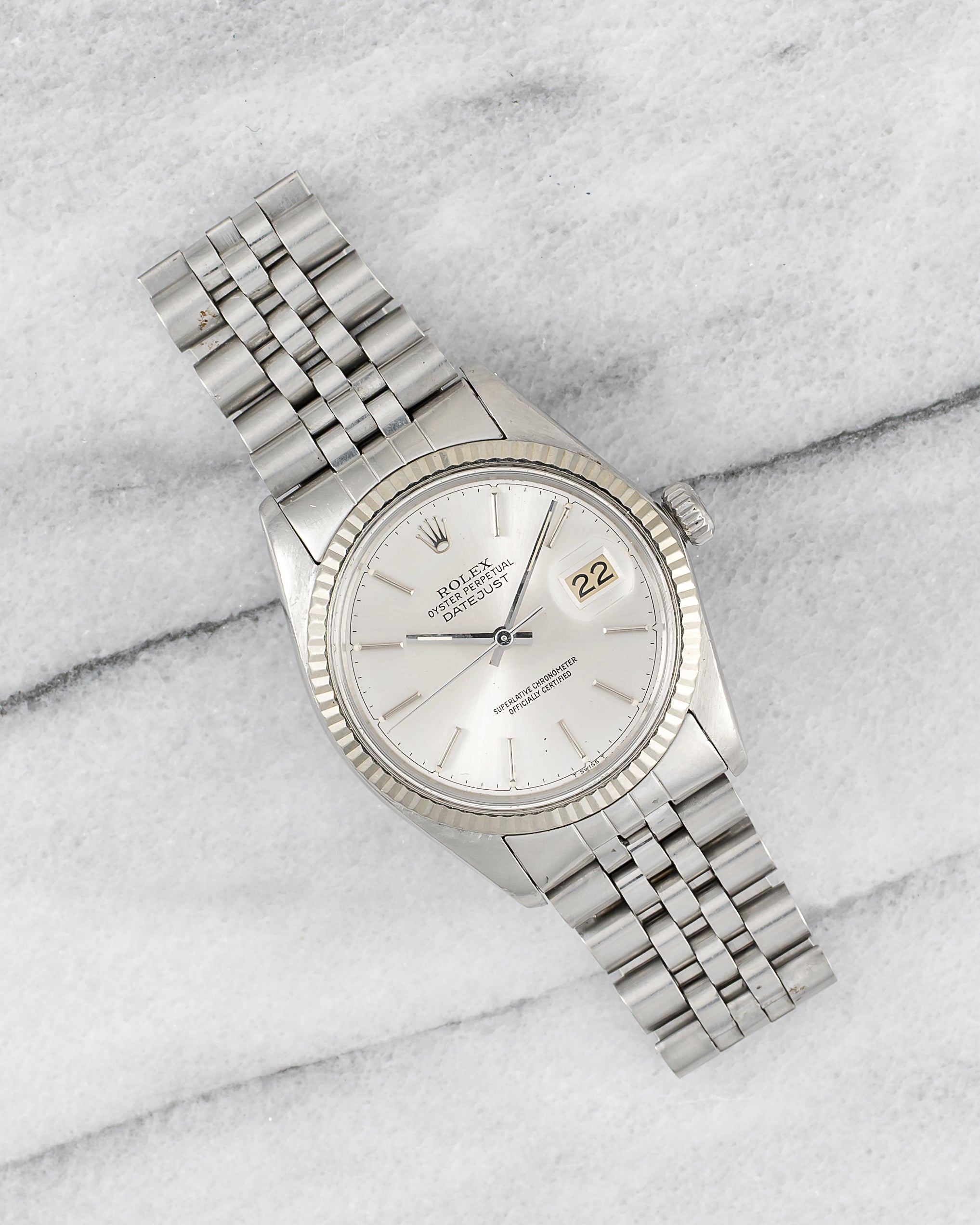 Rolex Datejust 16014 - Silver Dial