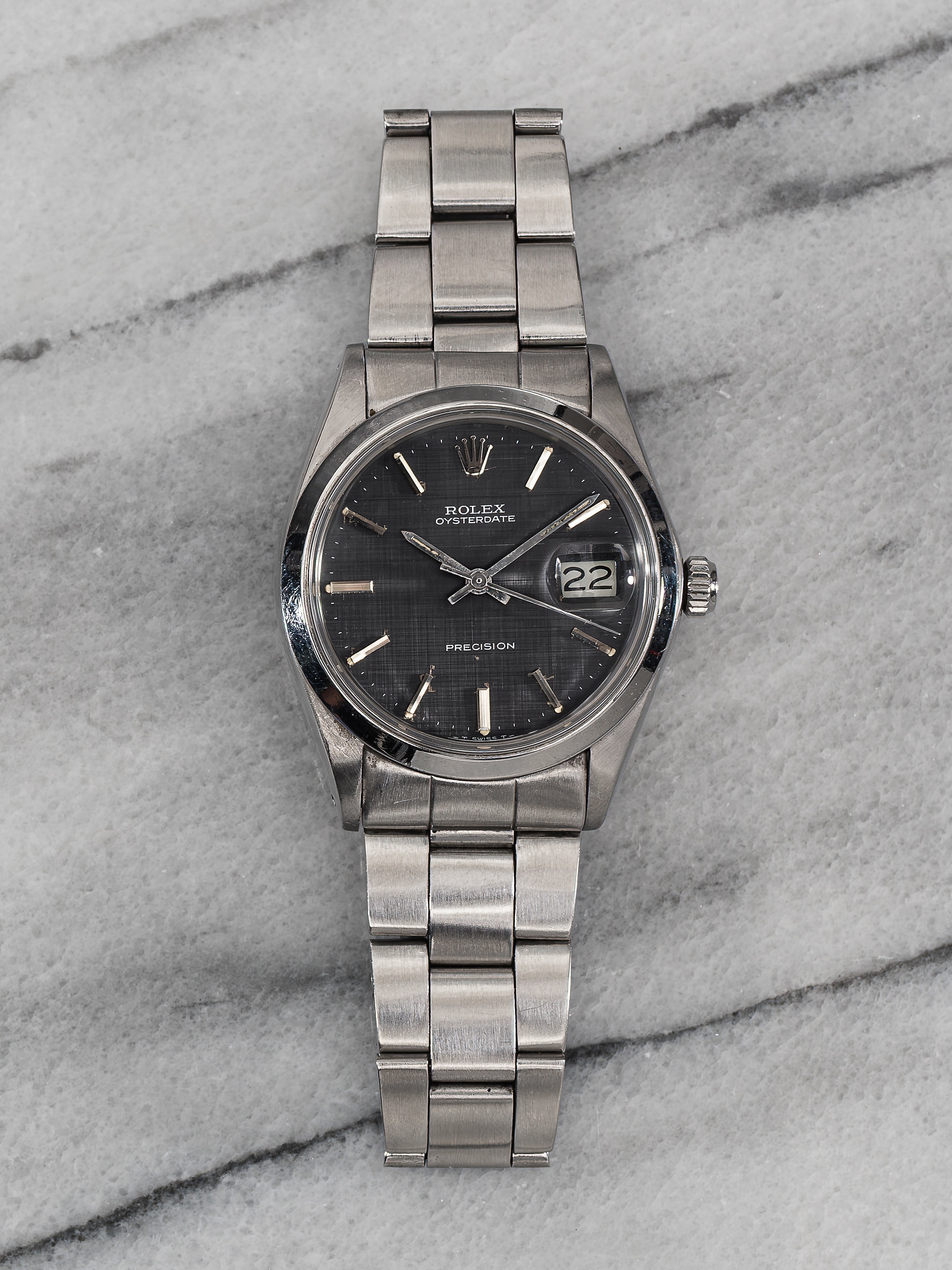 Rolex Oysterdate Precision 6694 – Grey Linen Dial