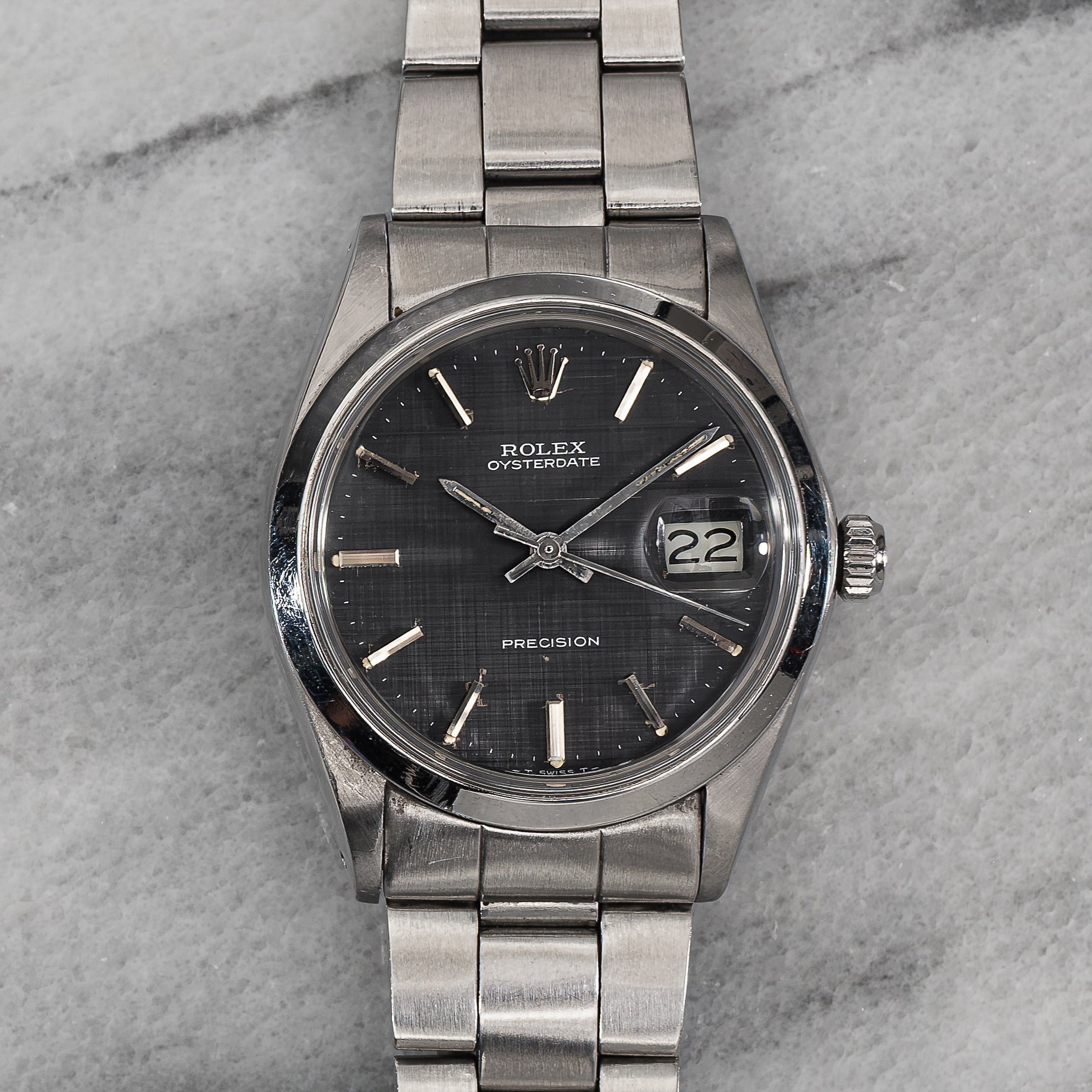 Rolex Oysterdate Precision 6694 – Grey Linen Dial