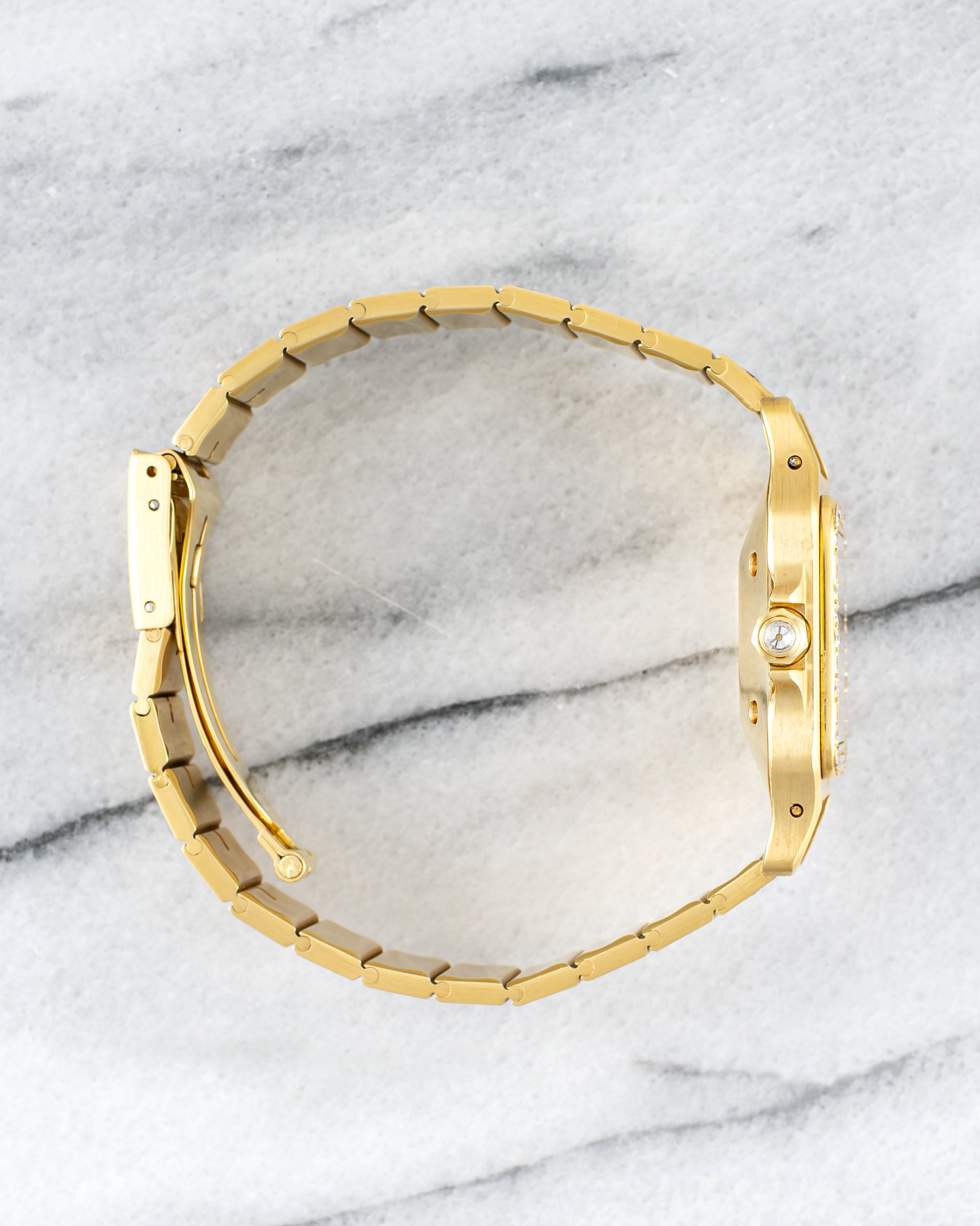 Cartier Santos 2960 - Factory Diamond Set