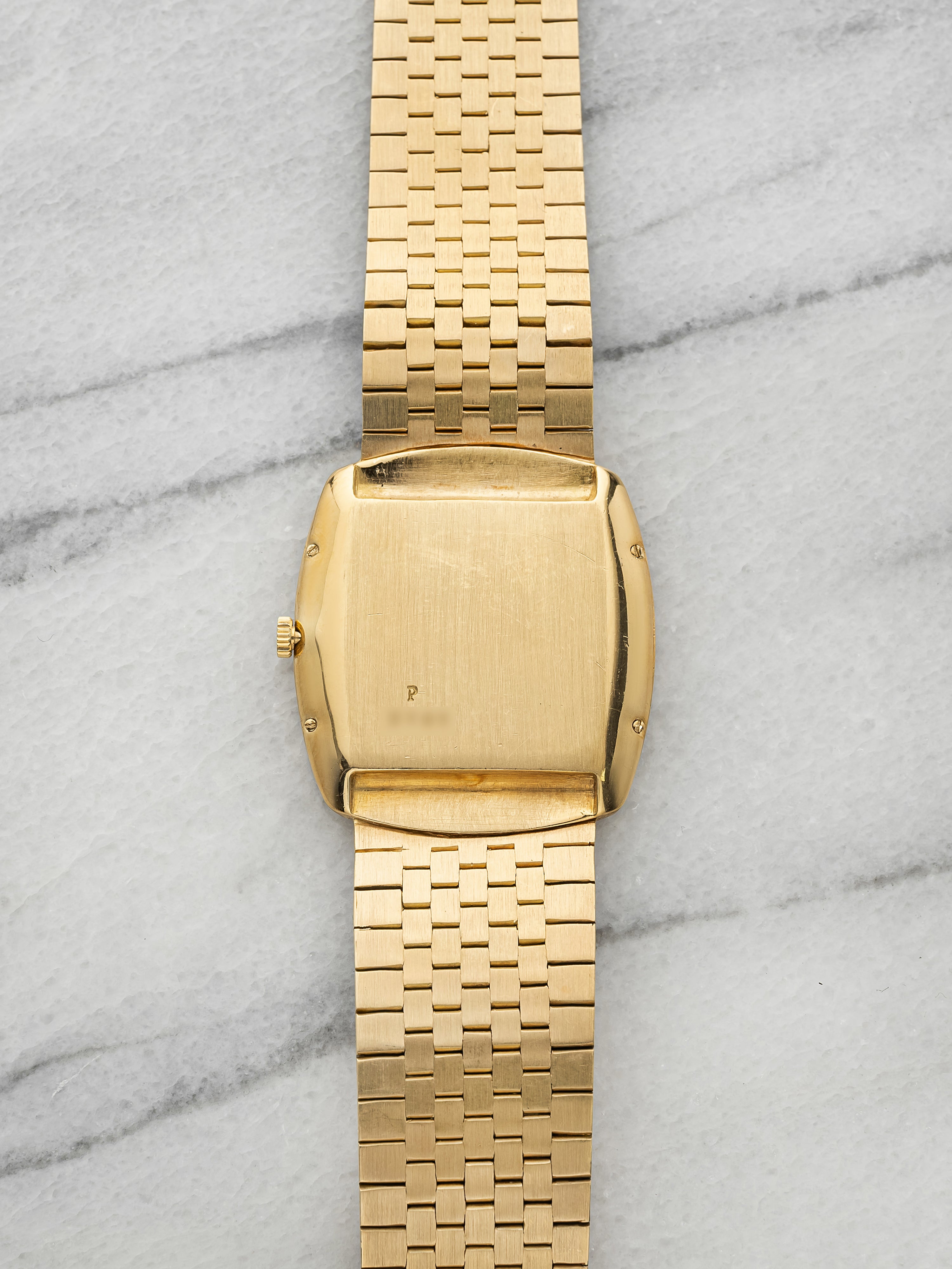 Vintage 1970s Piaget 9741 18K Yellow Gold Lapis Lazuli Dial Manual 29mm
