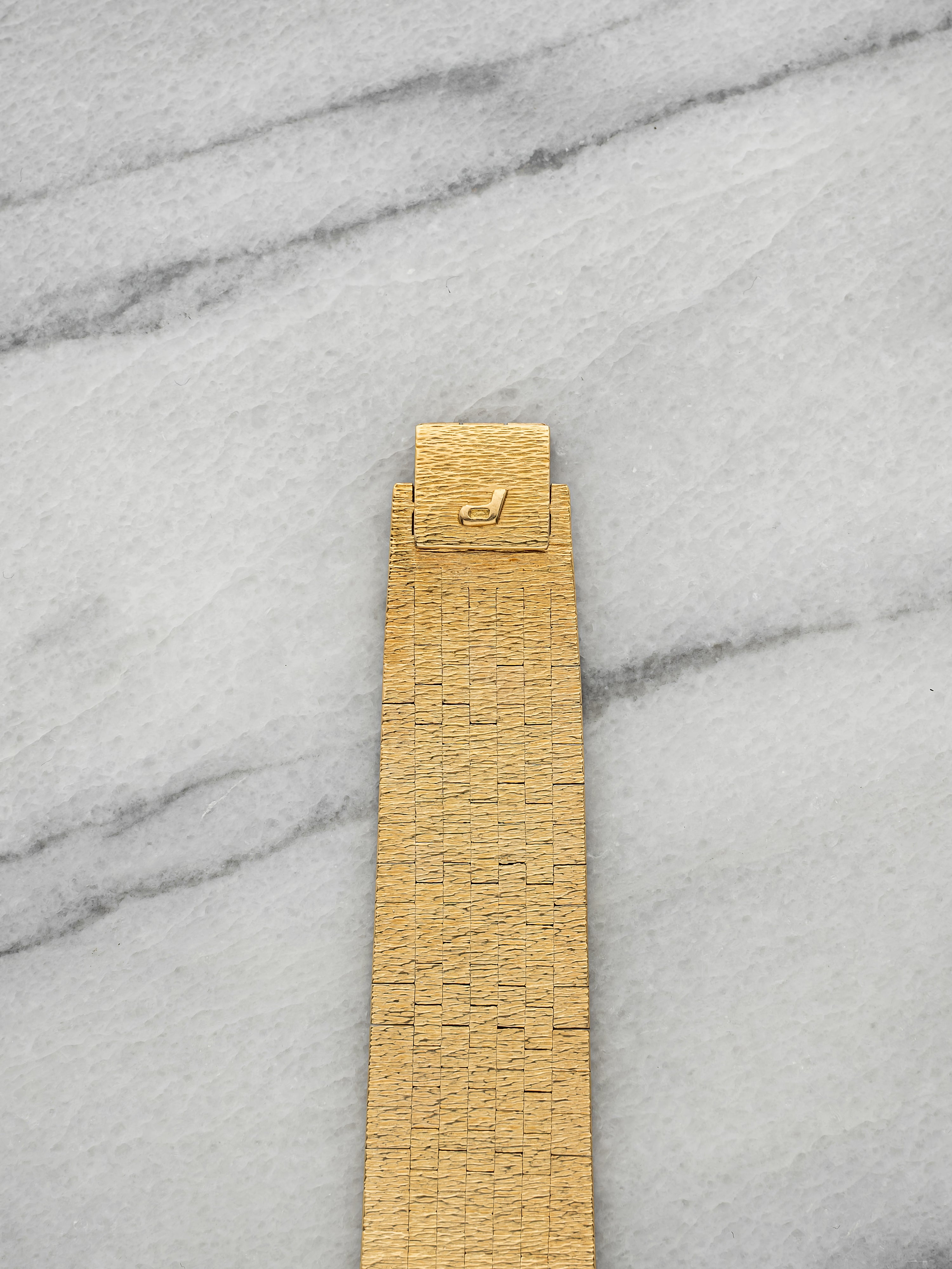 Vintage 1970s Piaget 9741 18K Yellow Gold Lapis Lazuli Dial Manual 29mm