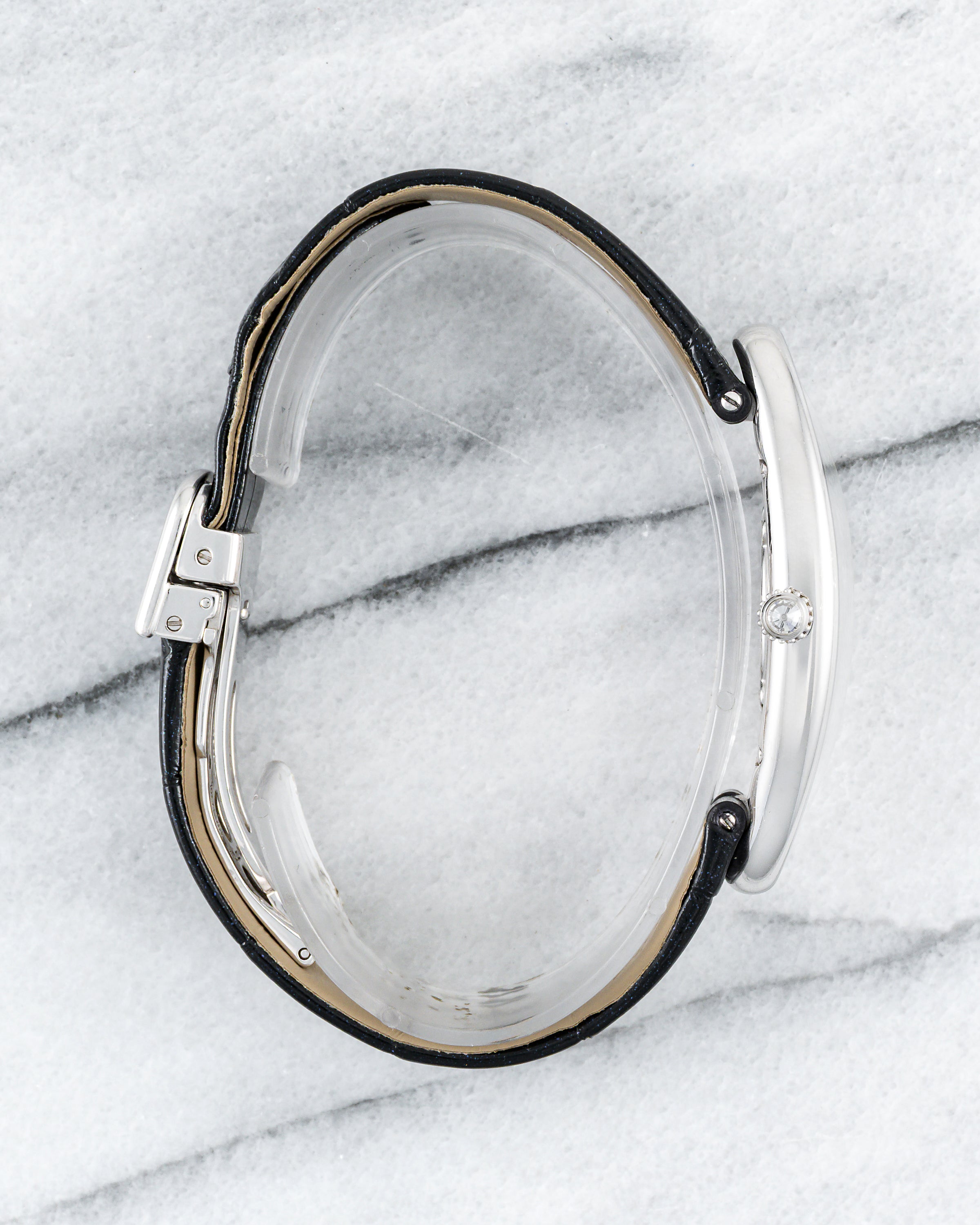 Cartier Baignoire Allongee - Sapphire Diamond Pave