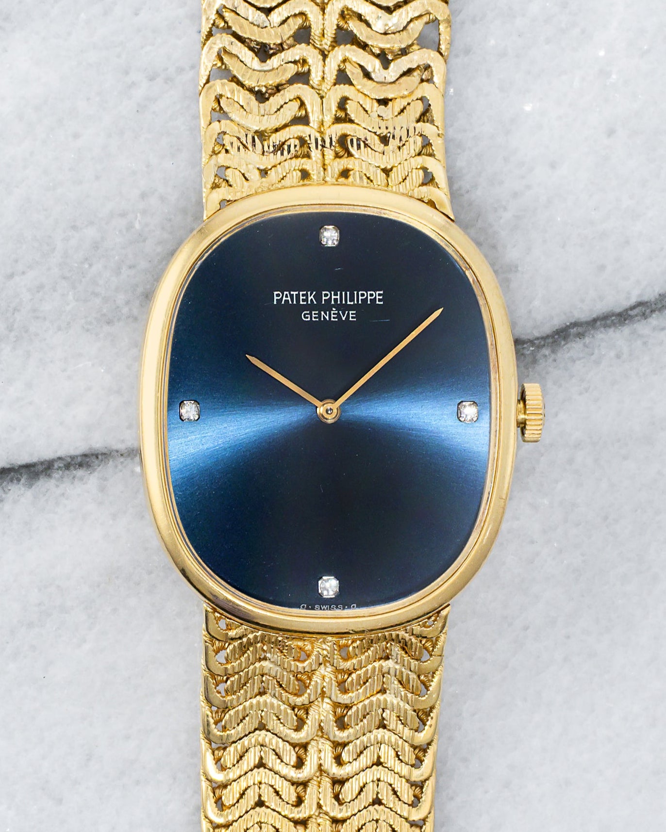 Patek Philippe Ellipse - Blue Dial