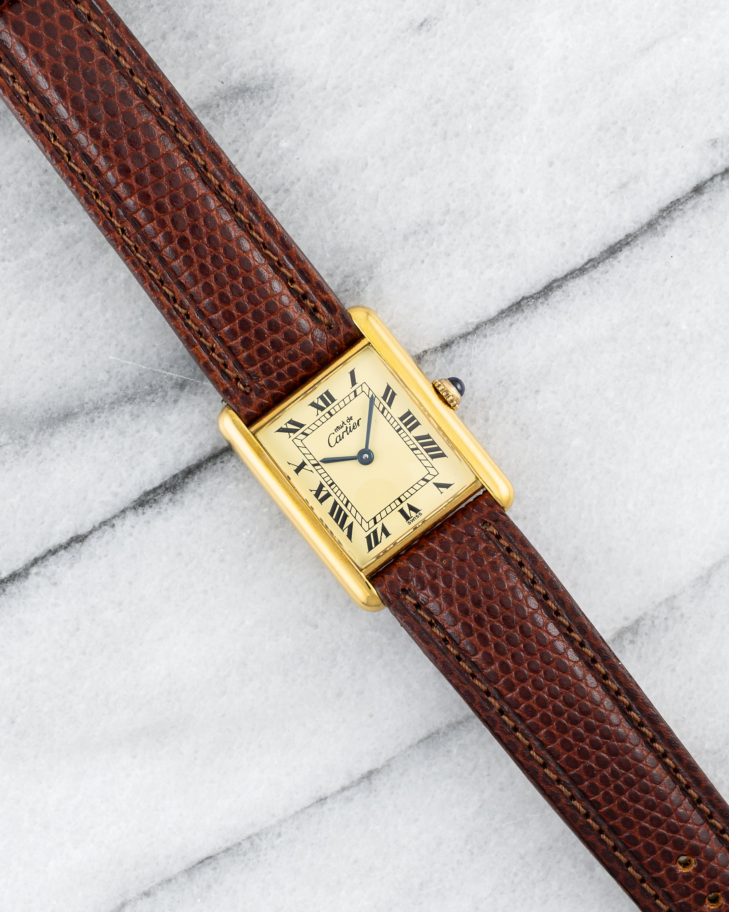Cartier Tank - Lemon Dial