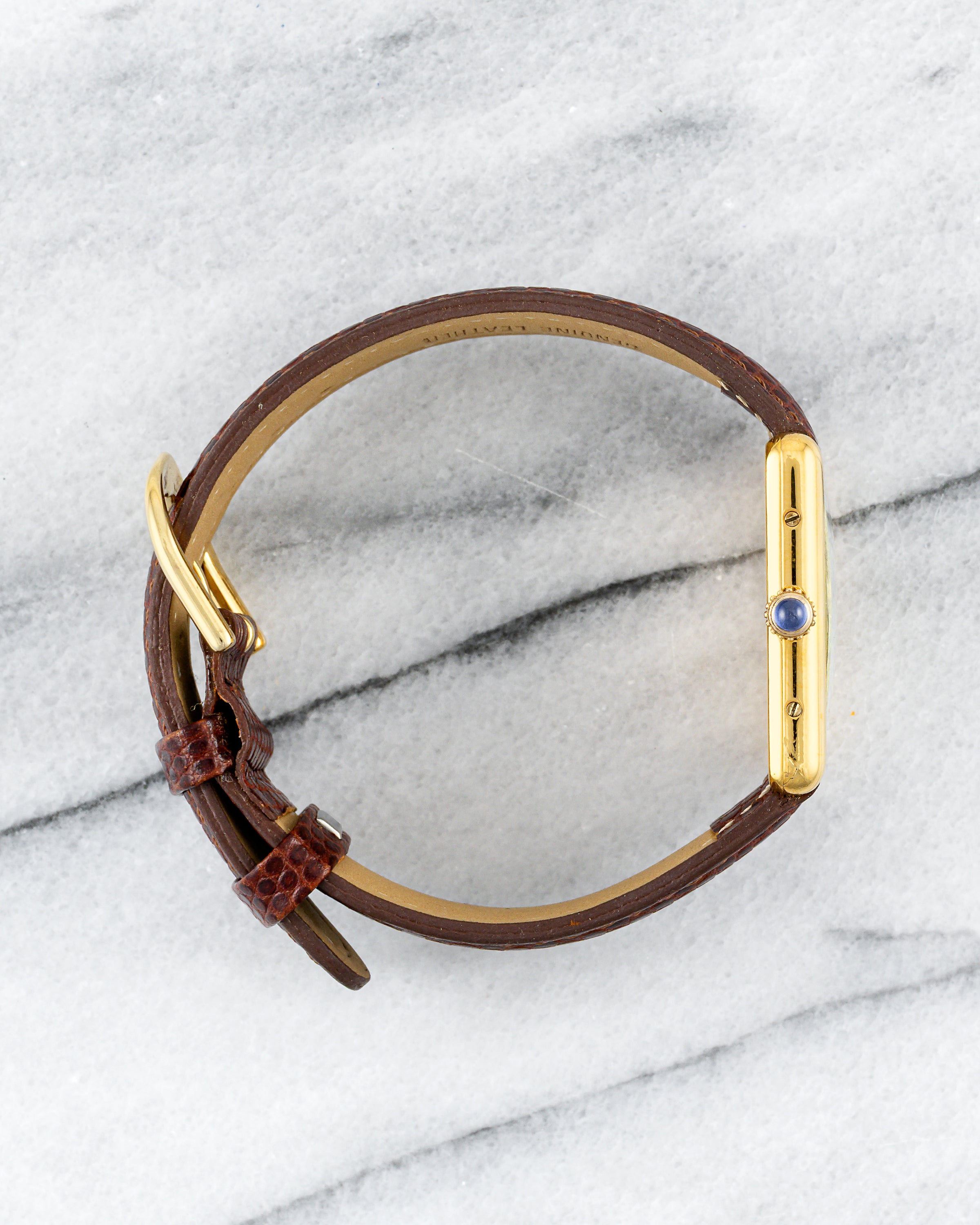 Cartier Tank - Lemon Dial