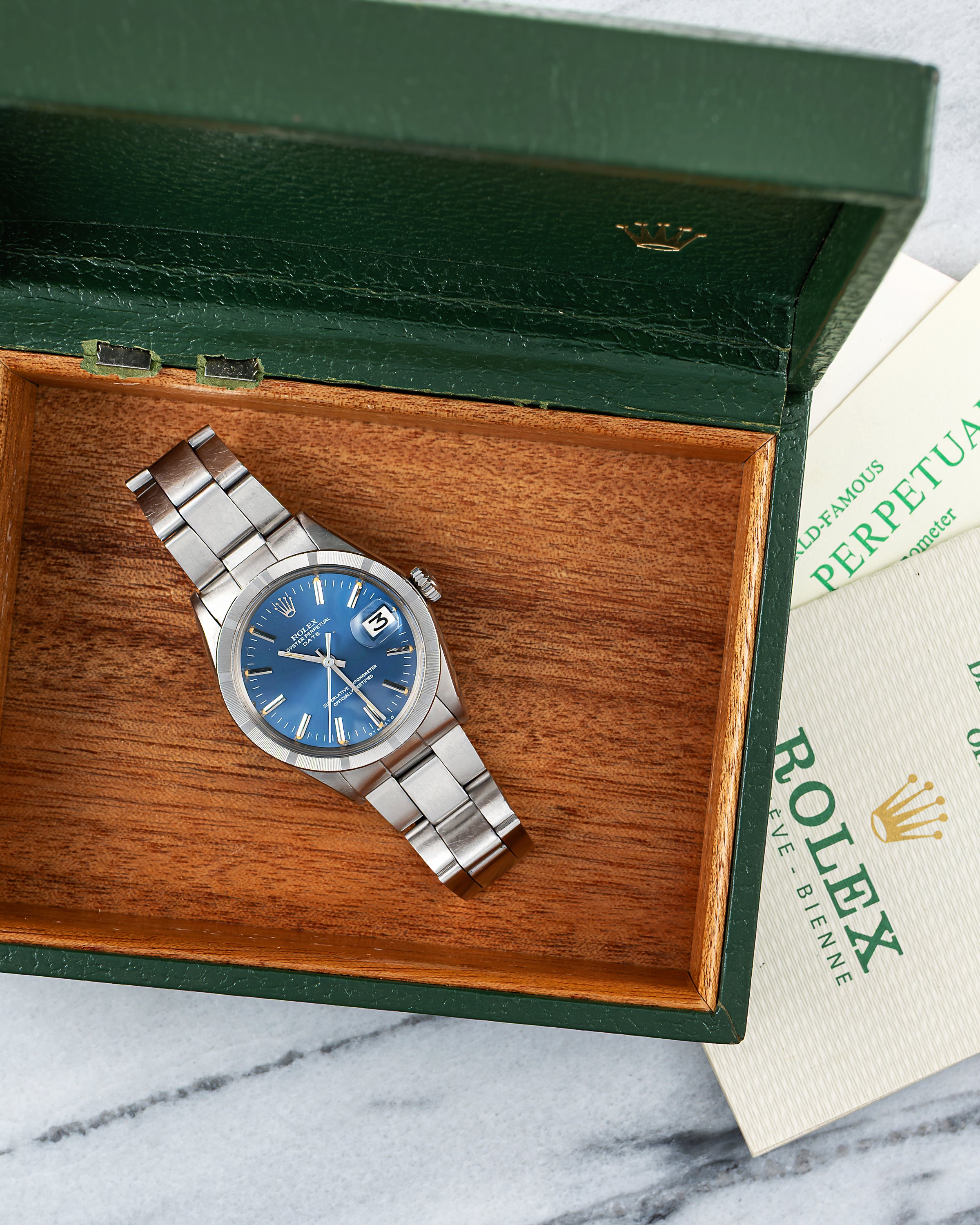 Rolex OP 1501 - Blue Sigma Dial