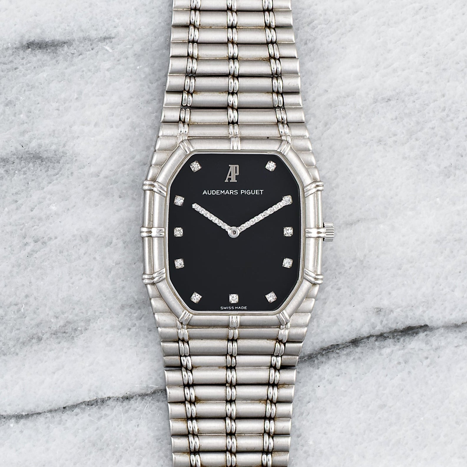 Audemars Piguet Bamboo - Blue Diamond Dial