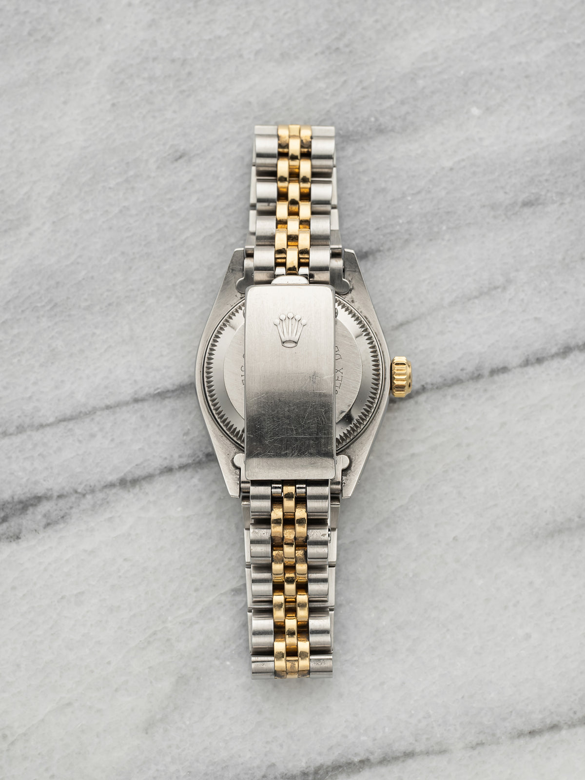 Vintage 1989 Rolex Lady Datejust 69173 Two-Tone Champagne Dial Auto 26mm