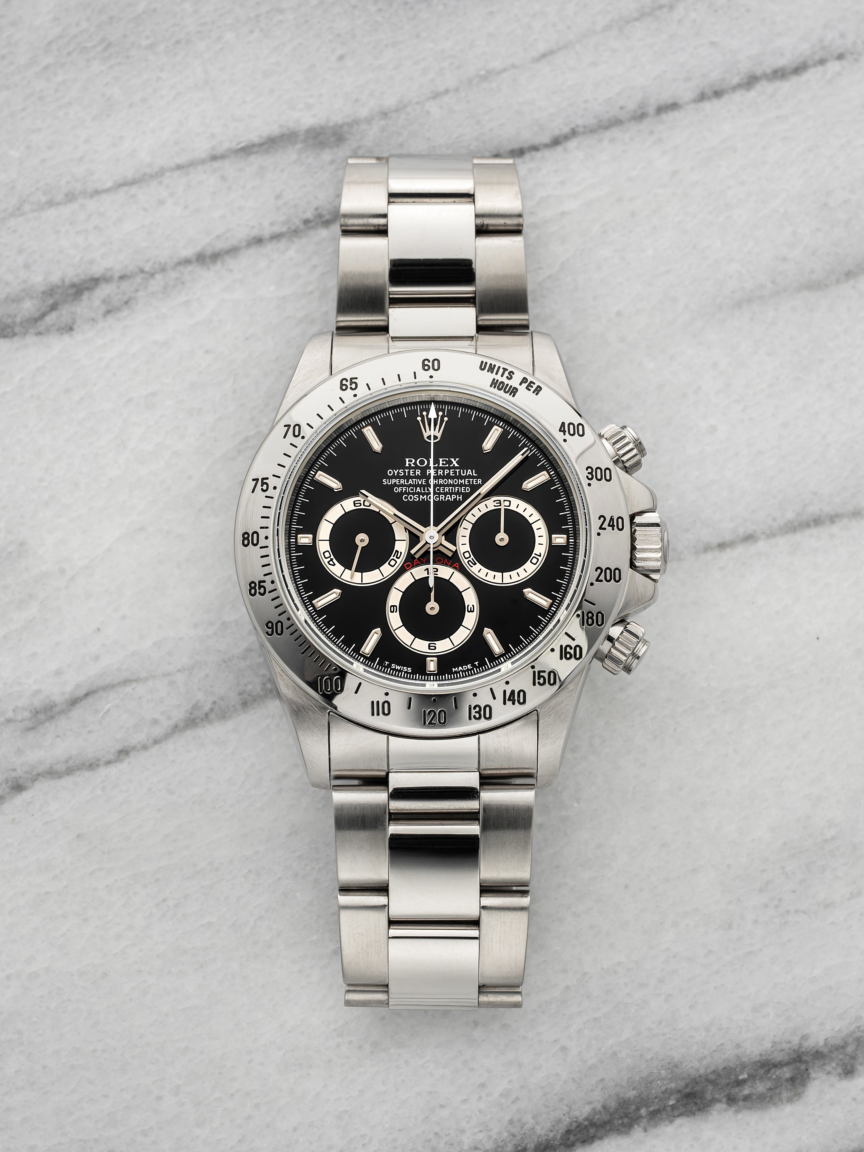 Vintage 1996 Rolex Daytona 16520 Stainless Steel Black Dial Automatic 40mm