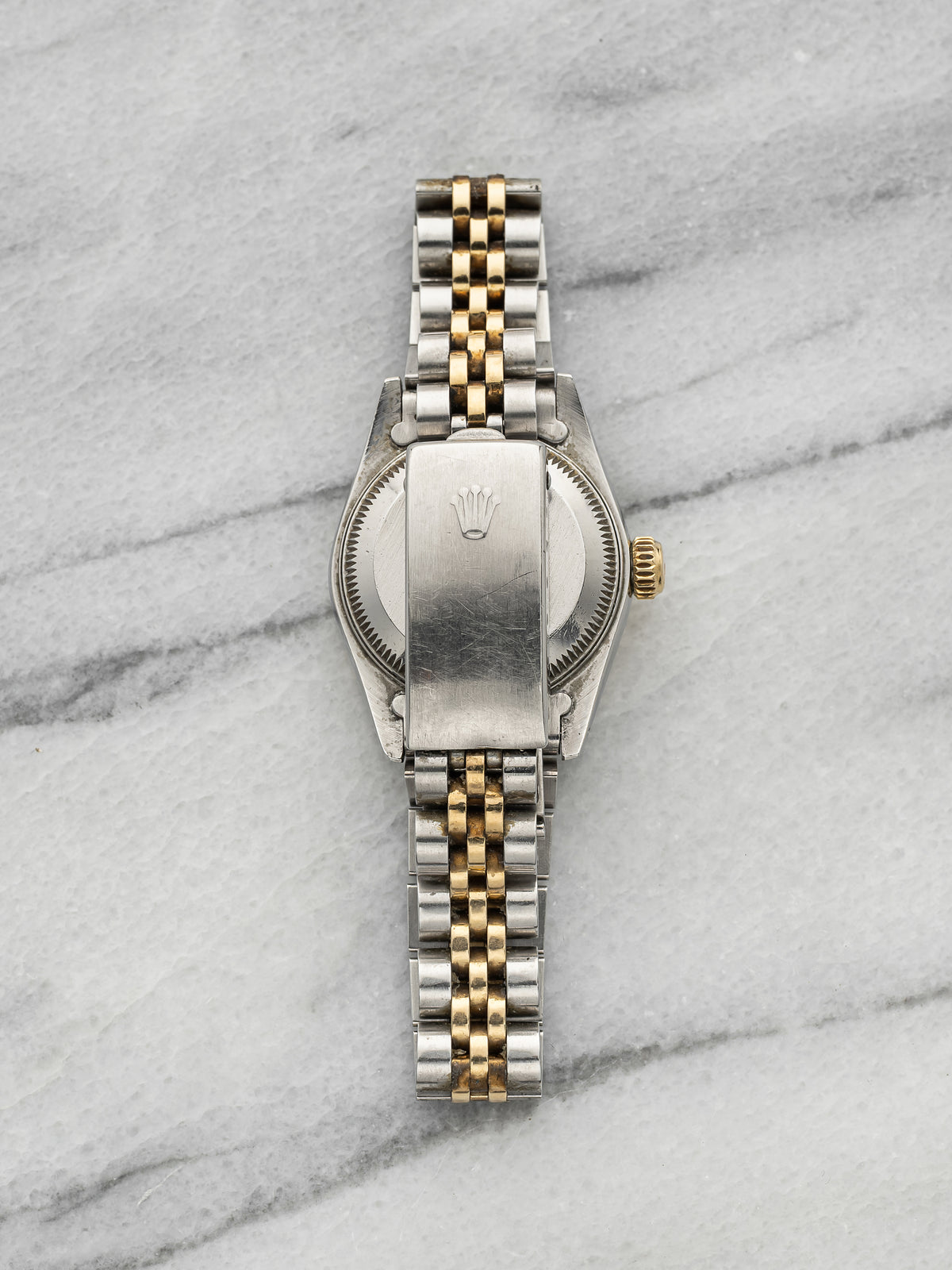 Vintage 1990 Rolex Lady Datejust 69173 Two-Tone Champagne Roman Dial Auto 26mm