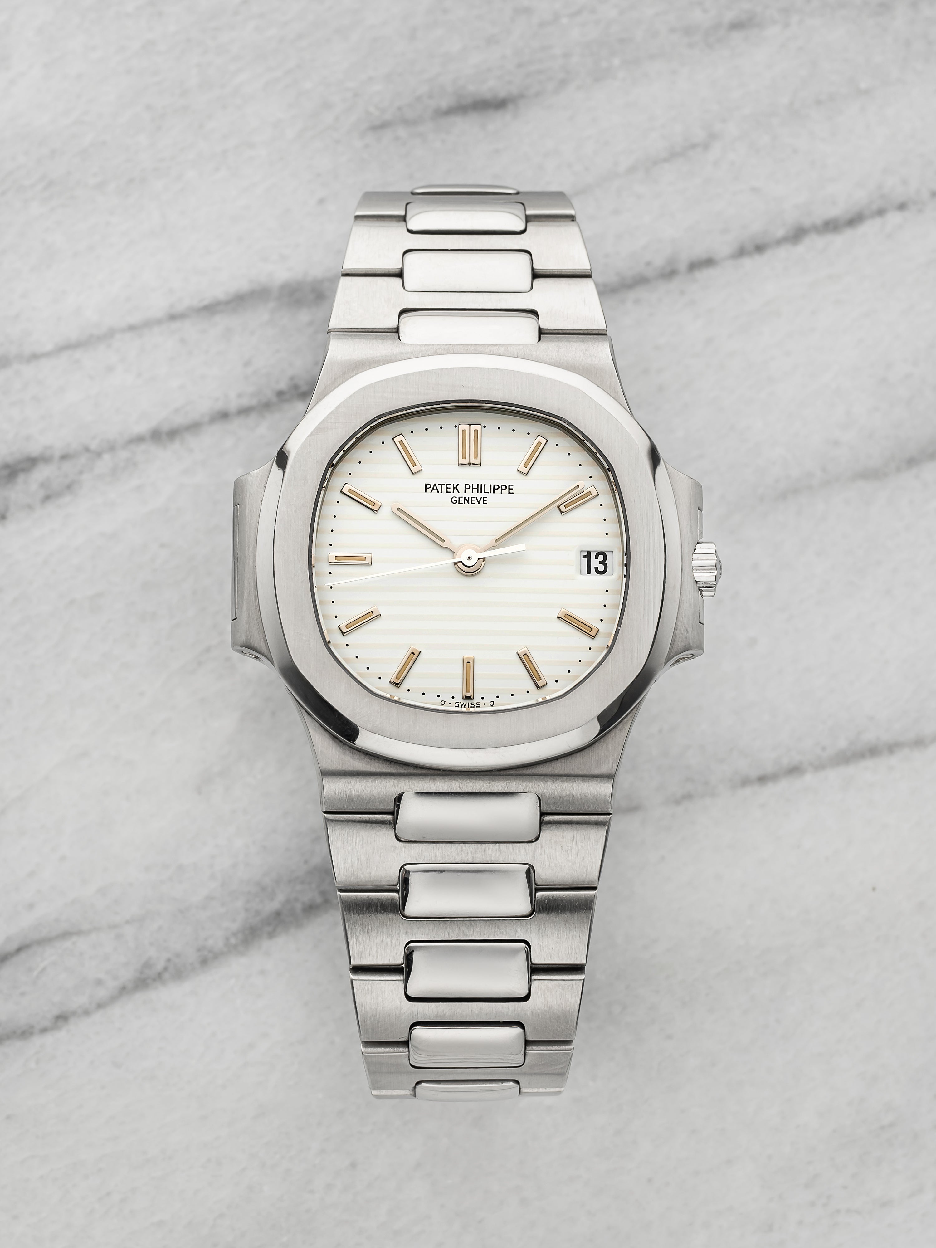 Patek Philippe Nautilus 3800 - Stainless Steel, White Dial