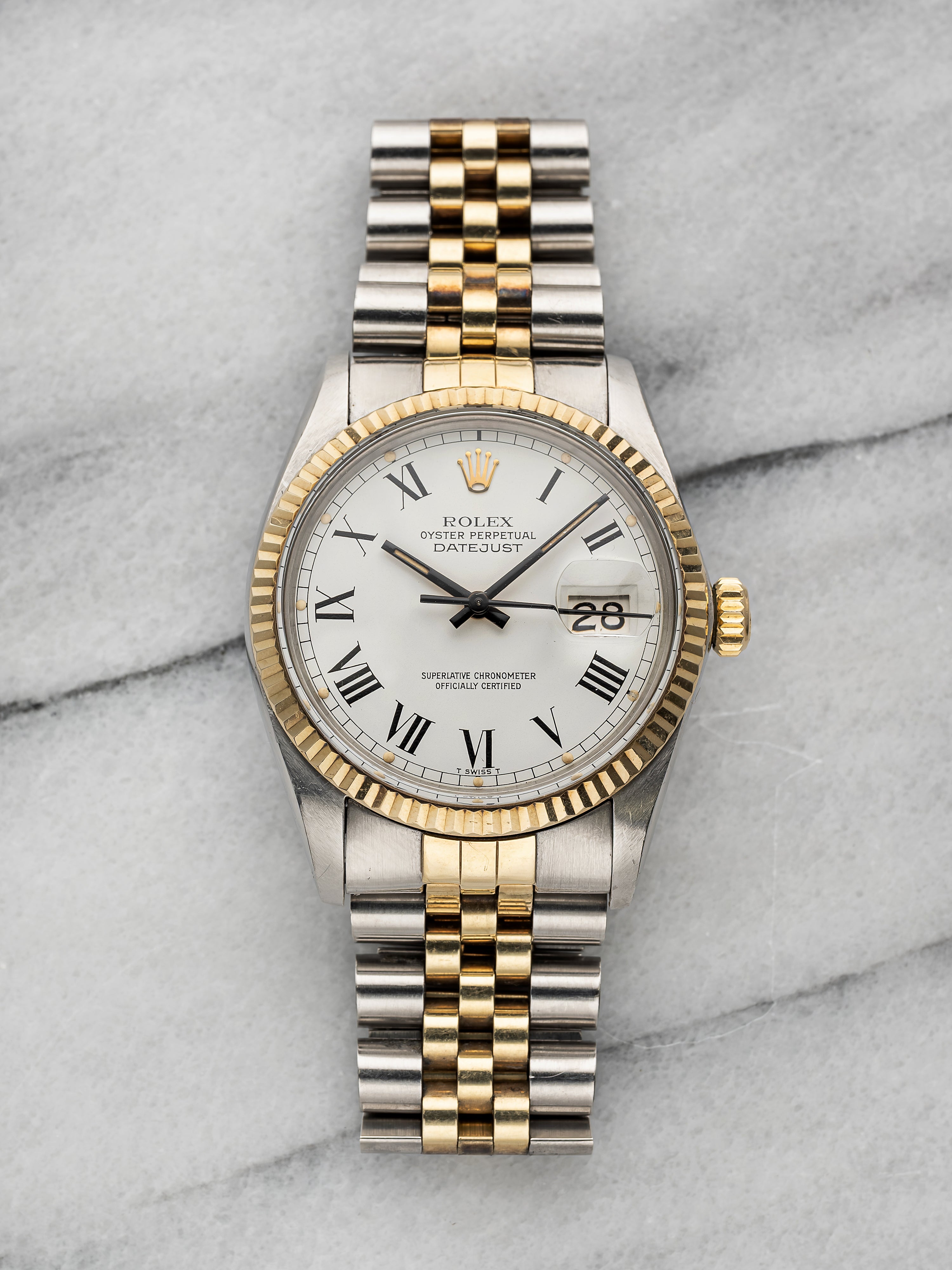 Rolex Datejust 16013 - White Buckley