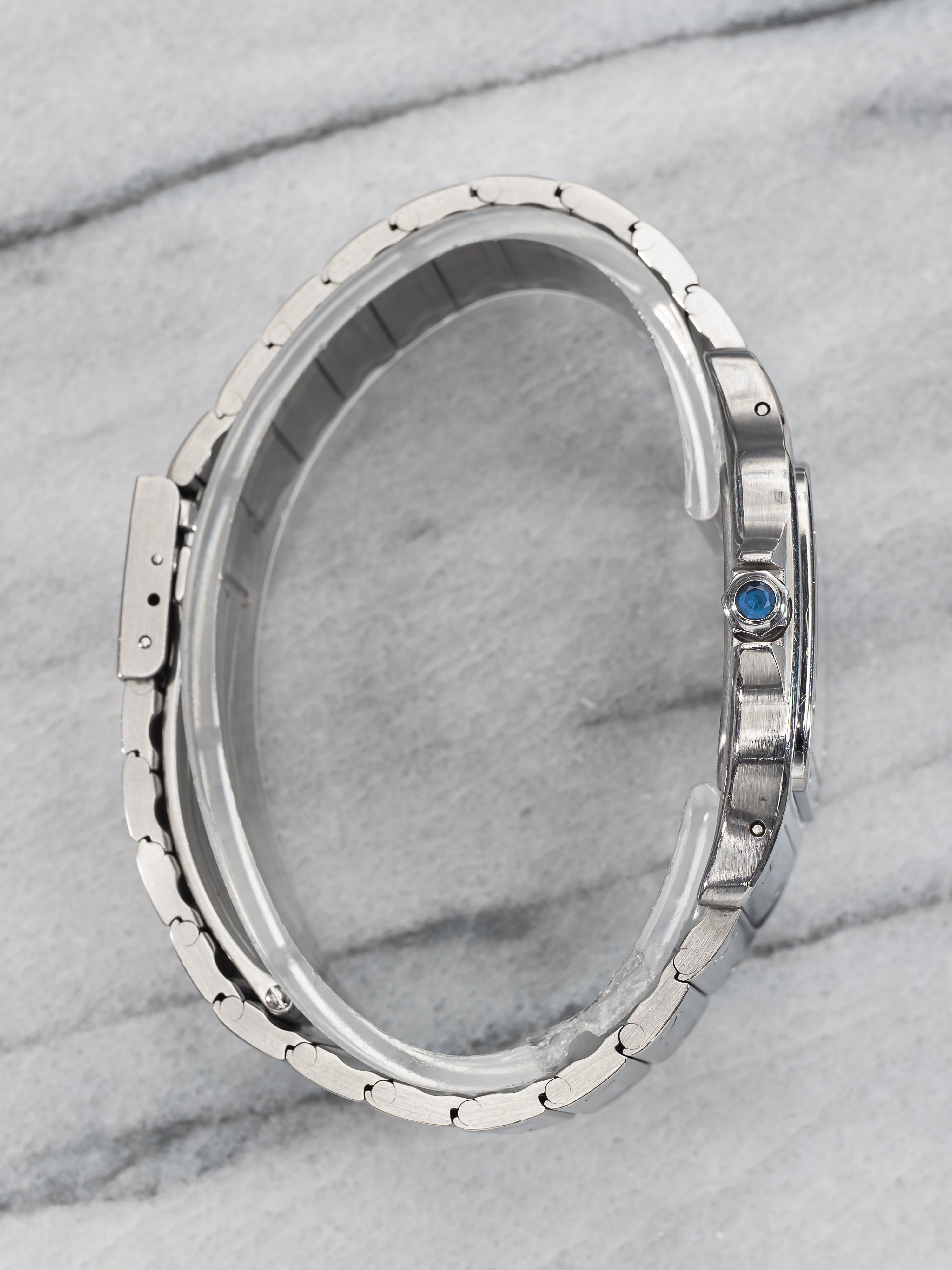 Cartier Santos 1564 – White Roman Dial.