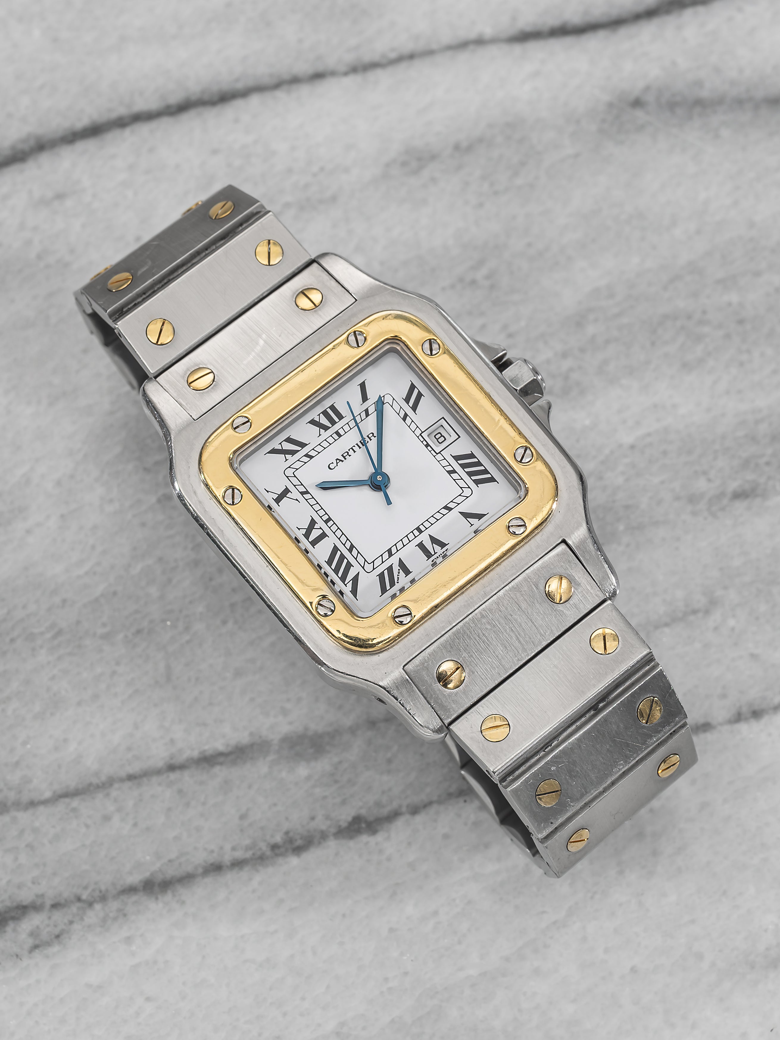 Cartier Santos 2961 – White Roman Dial