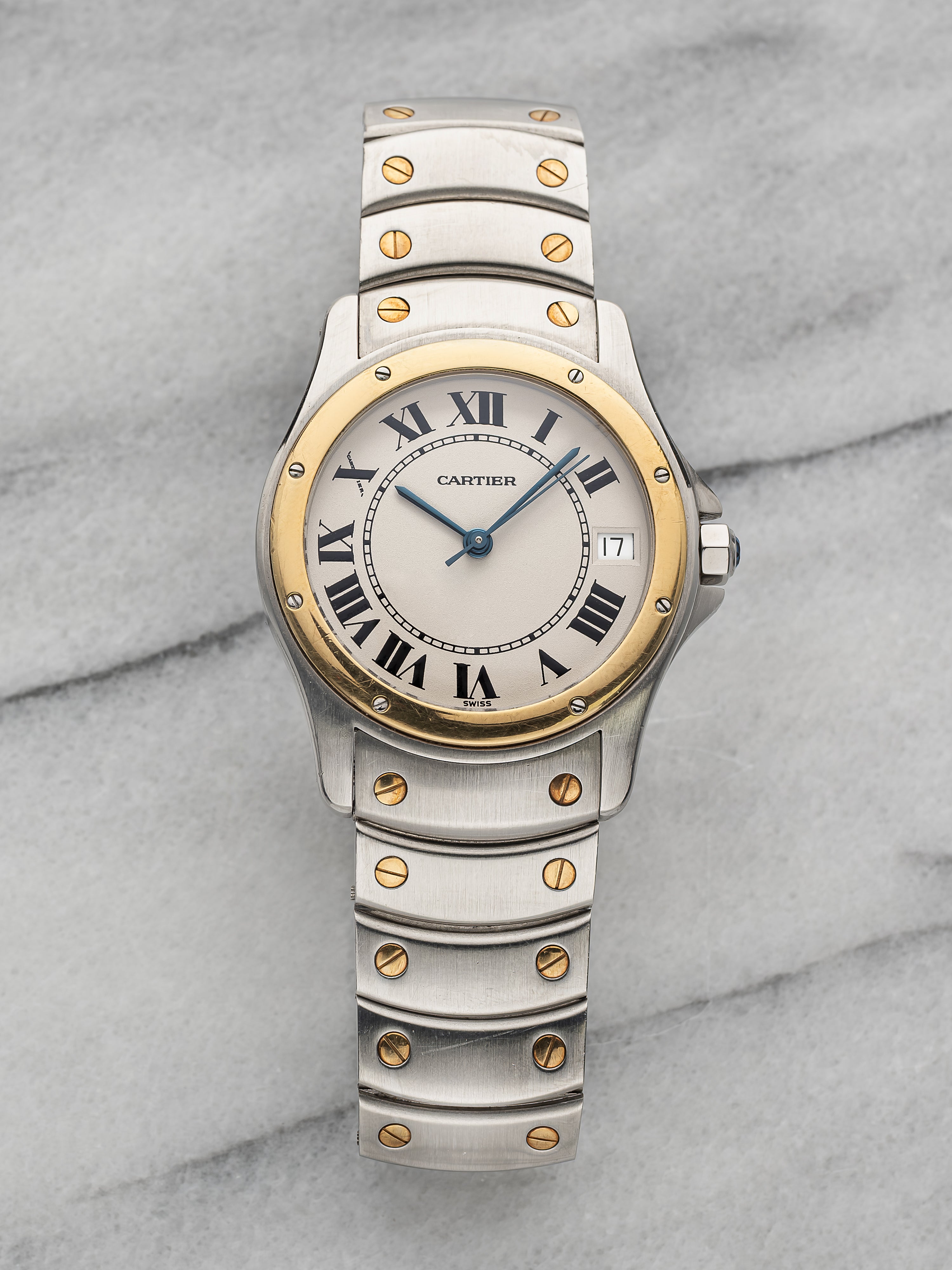 Cartier Rondo - White Roman Dial