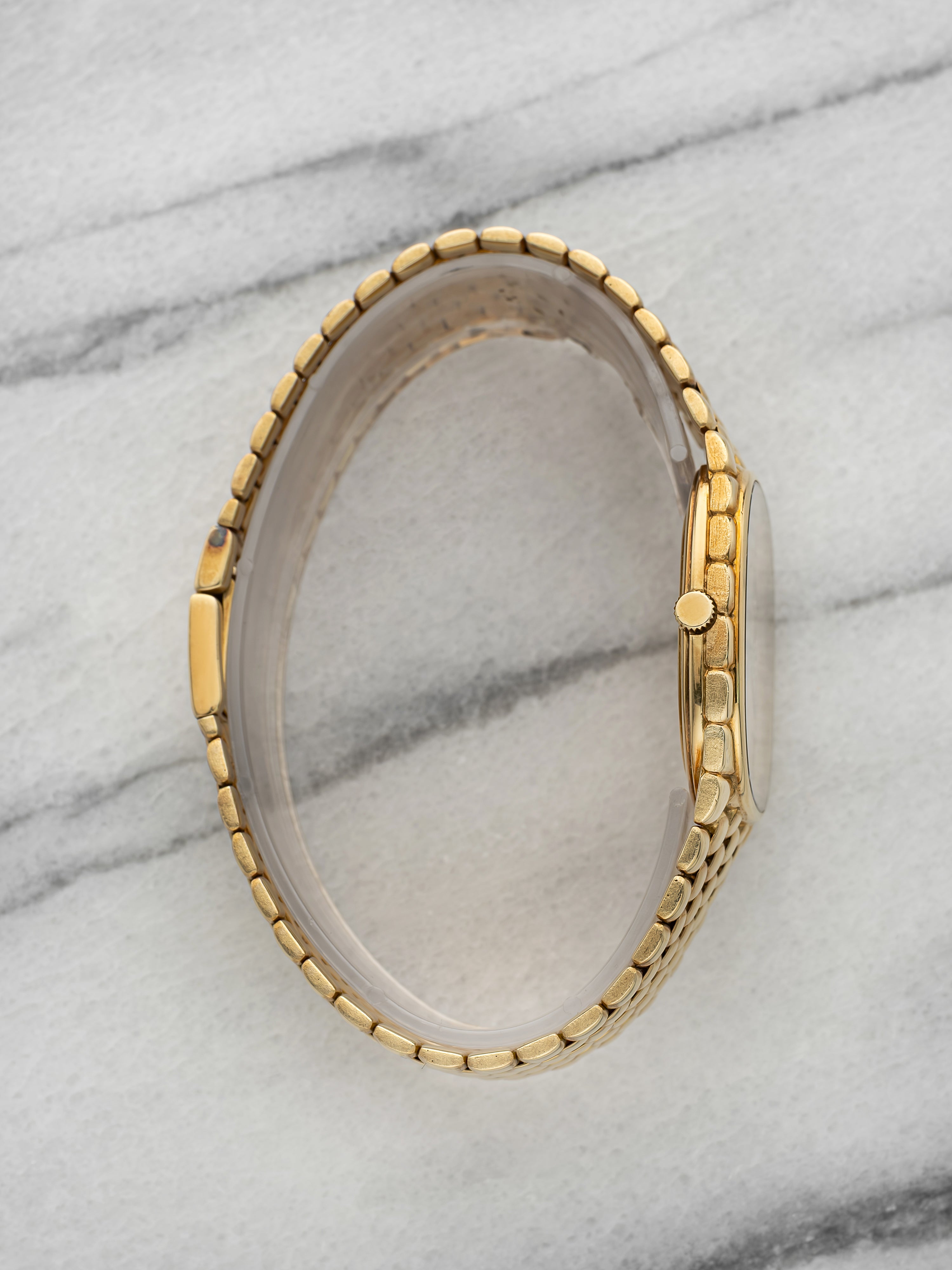 Vintage 1970s Audemars Piguet Cobra 18k Gold Diamond Dial Manual 26mm
