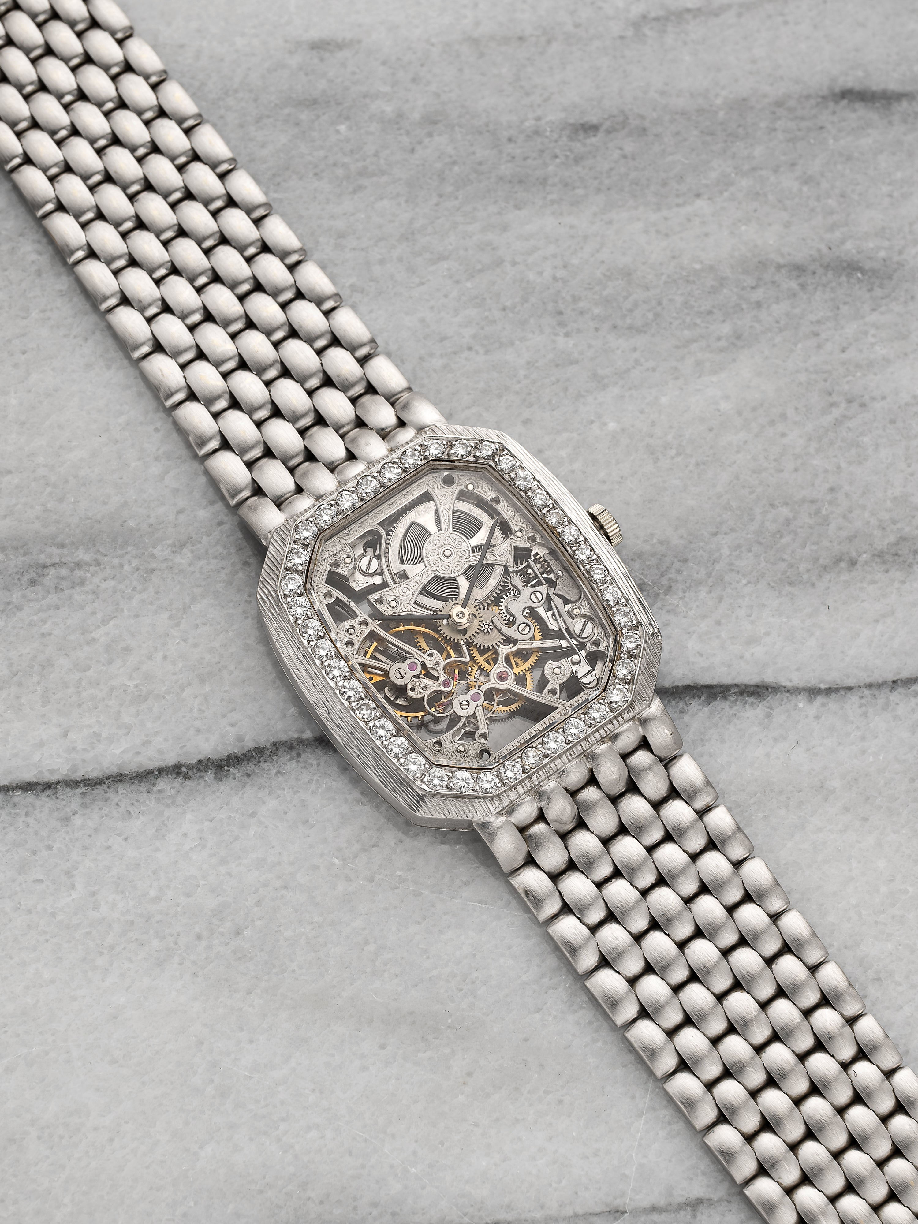Audemars Piguet - Skeleton Dial & Diamond Bezel.