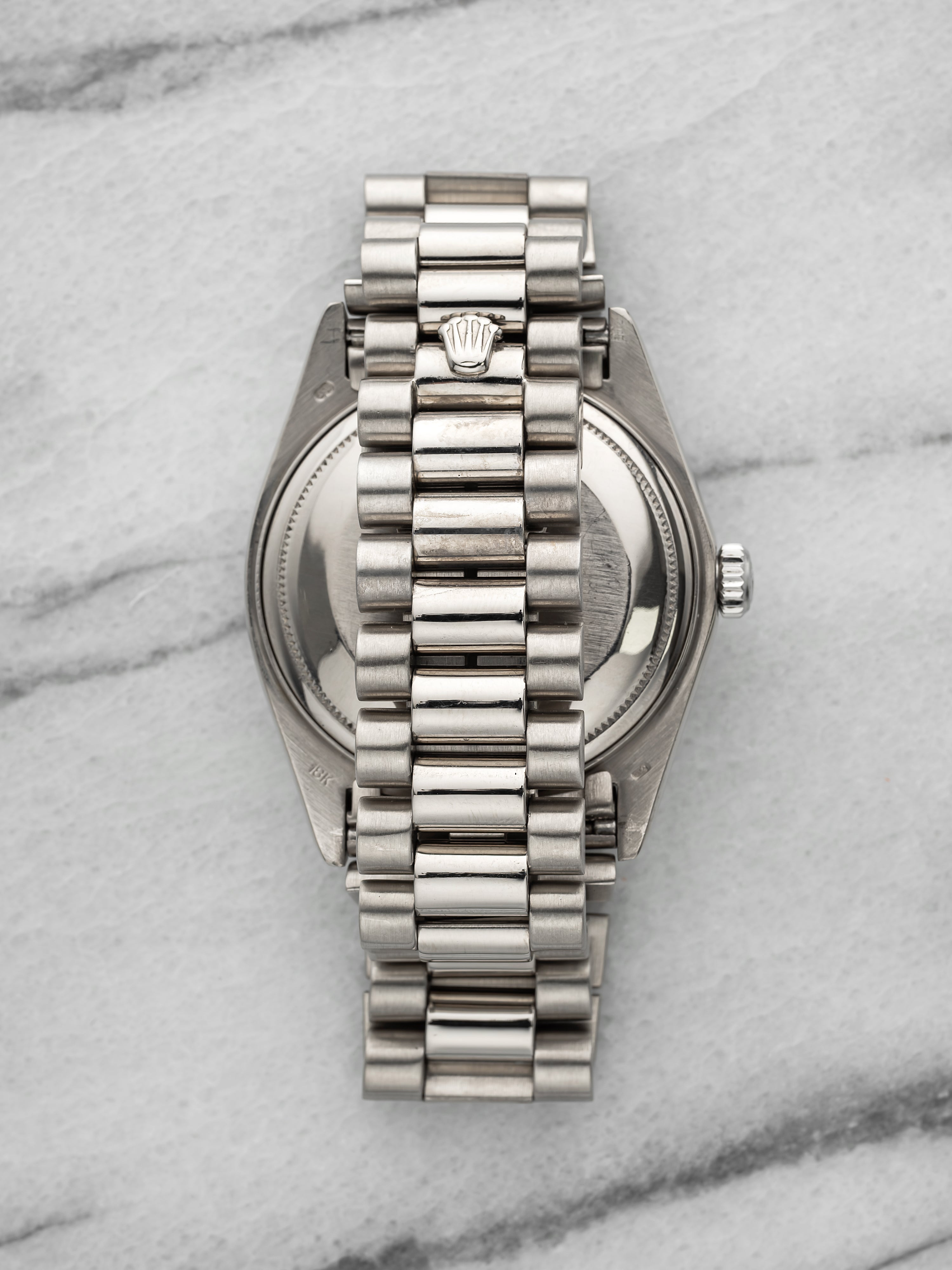 1981 Rolex Day-Date 36 18039 18K White Gold Silver Dial Automatic 36mm